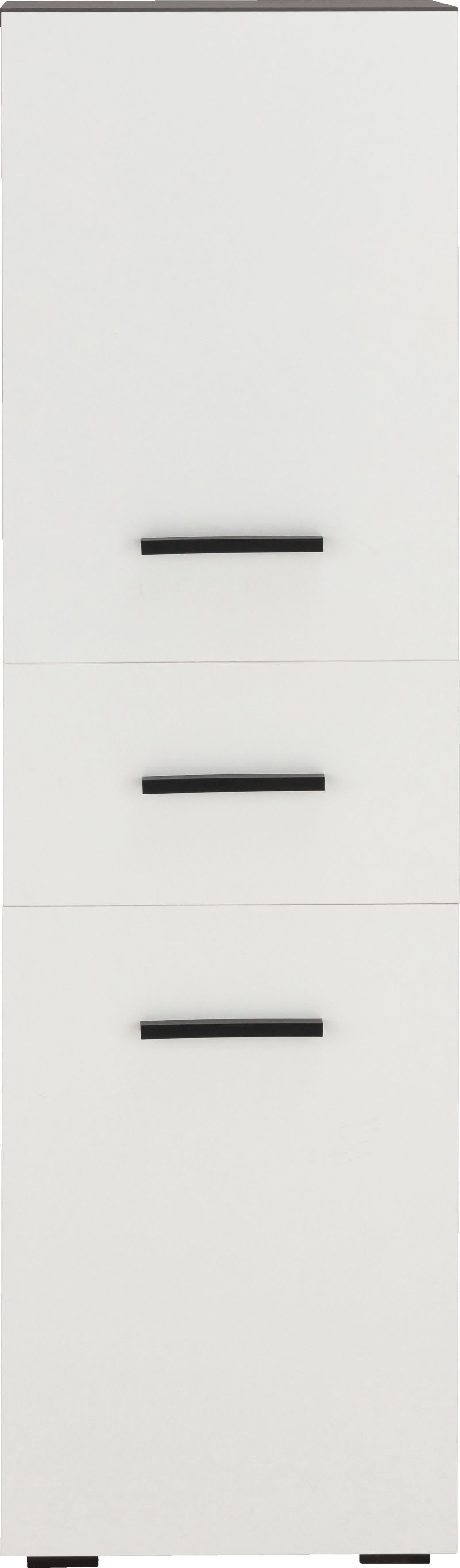 INOSIGN Halfhoge kast Skara verstelbare planken achter elke deur, breedte 38 cm, hoogte 130 cm