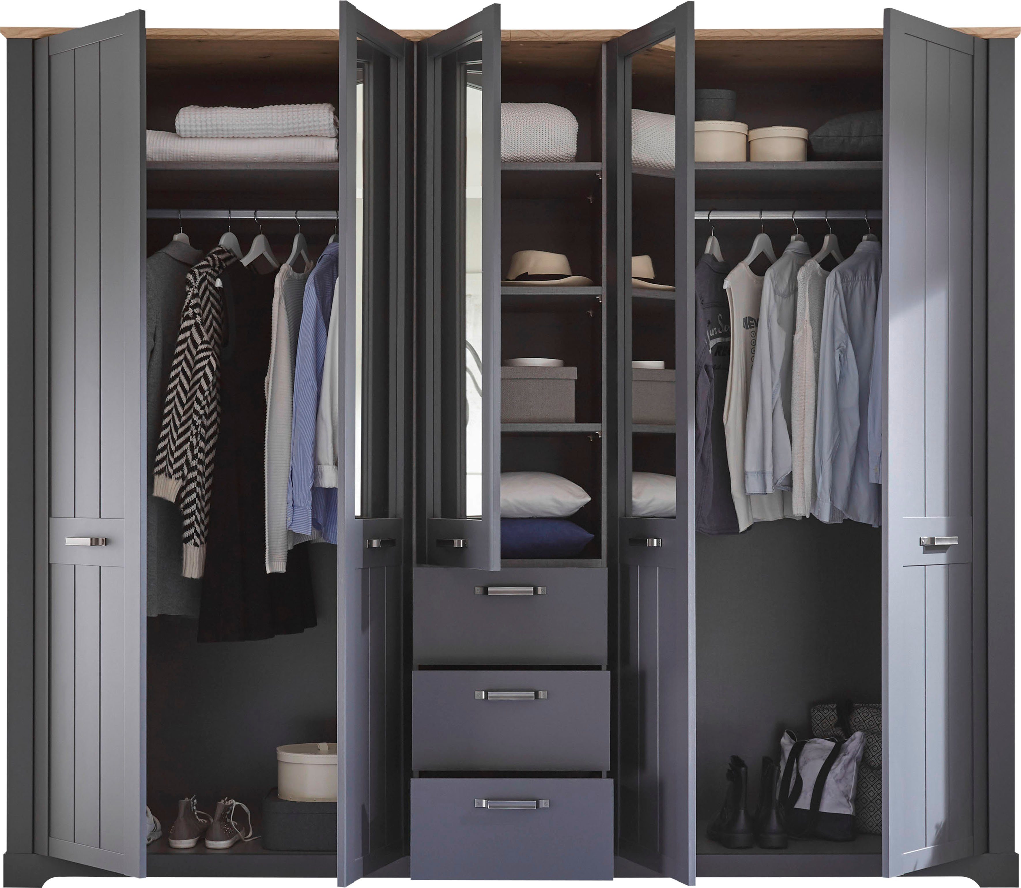 Schlafkontor Kledingkast Elastir in landelijke stijl
