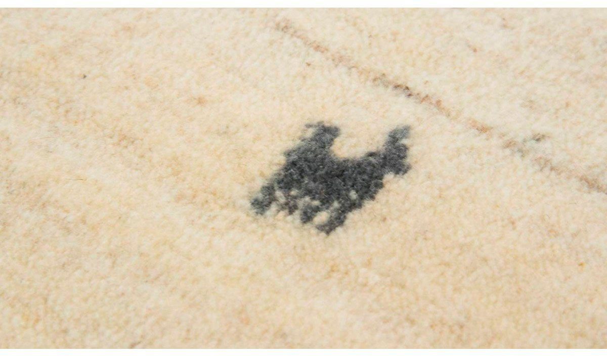 carpetfine Wollen kleed Gabbeh Uni, ook als loper verkrijgbaar