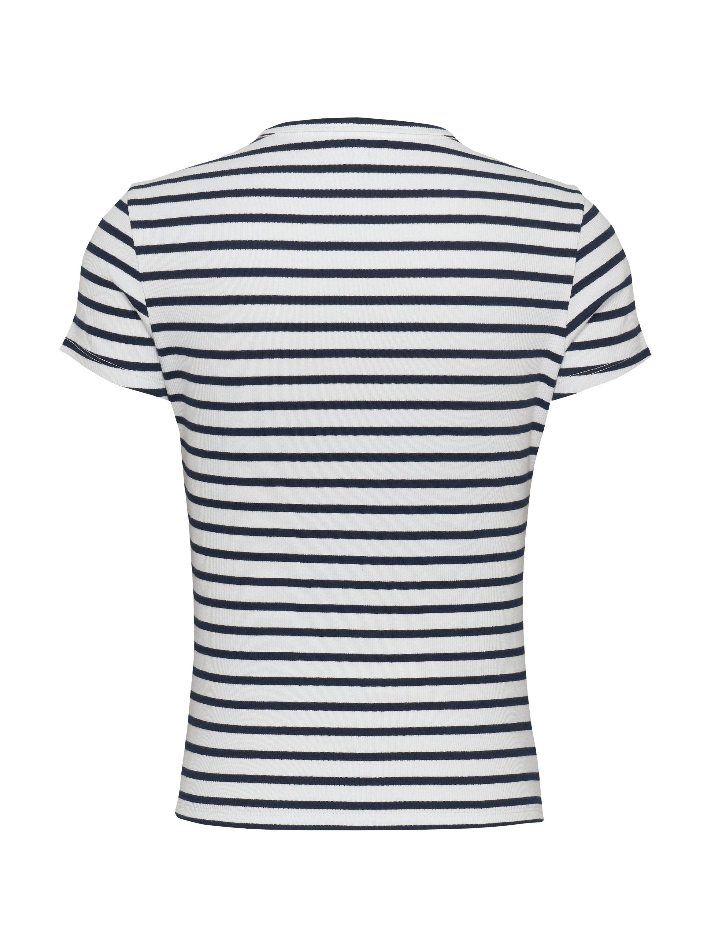 Tommy Jeans Curve T-shirt Slim Essential Rib