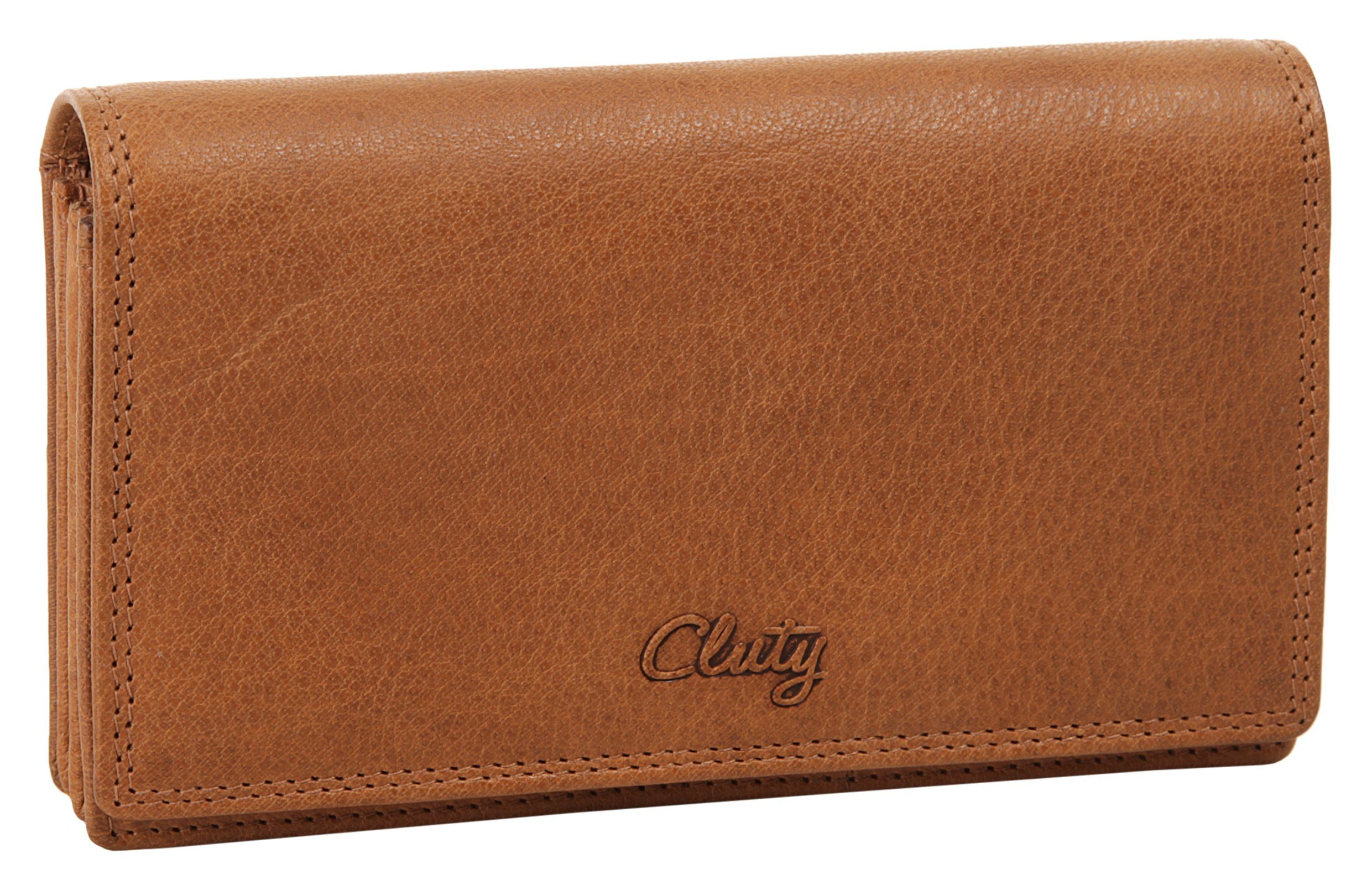 Cluty Portemonnee echt leder