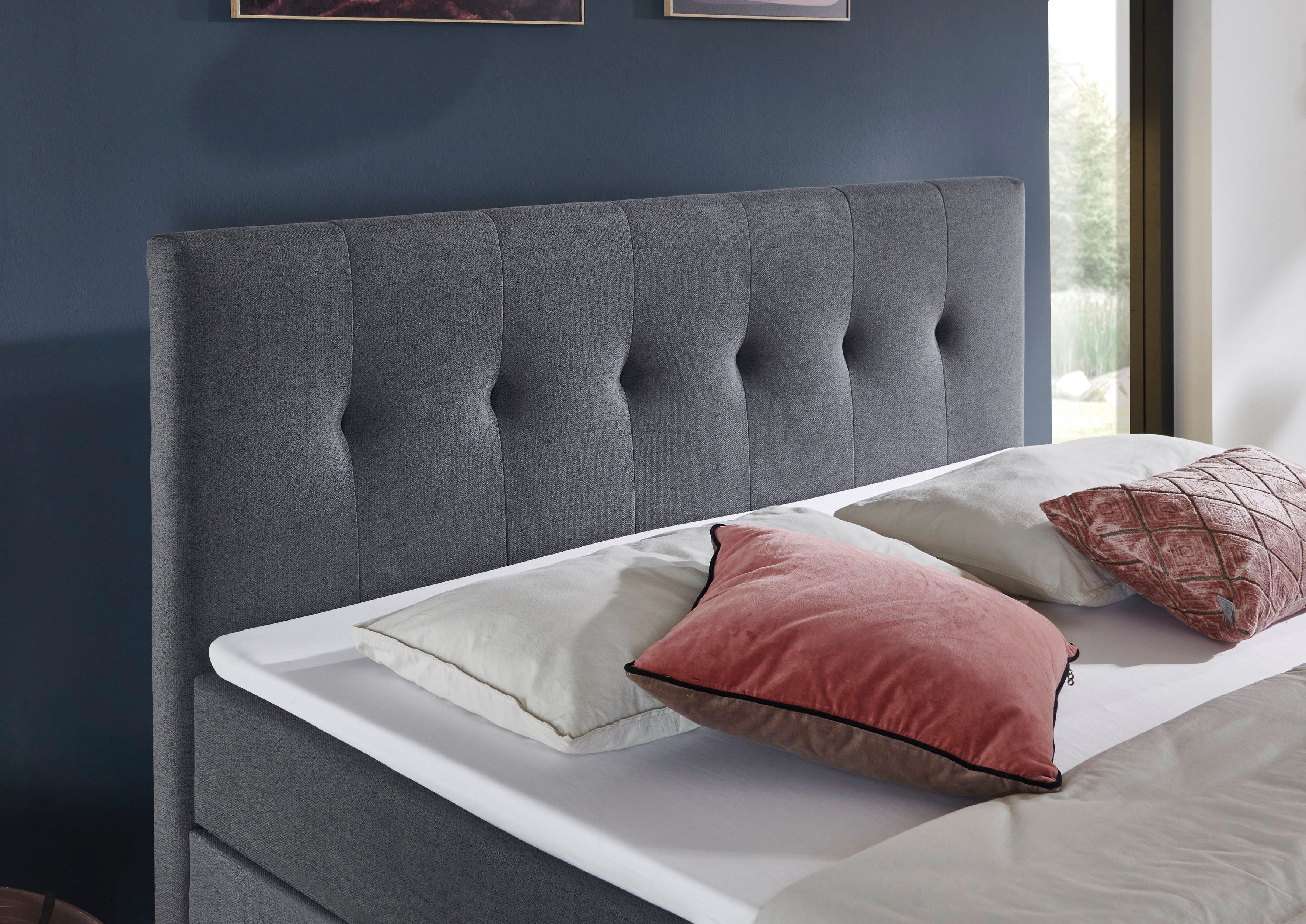 INOSIGN Boxspring Tessaja 180 x 200 cm, met bedkist, incl. topmatras