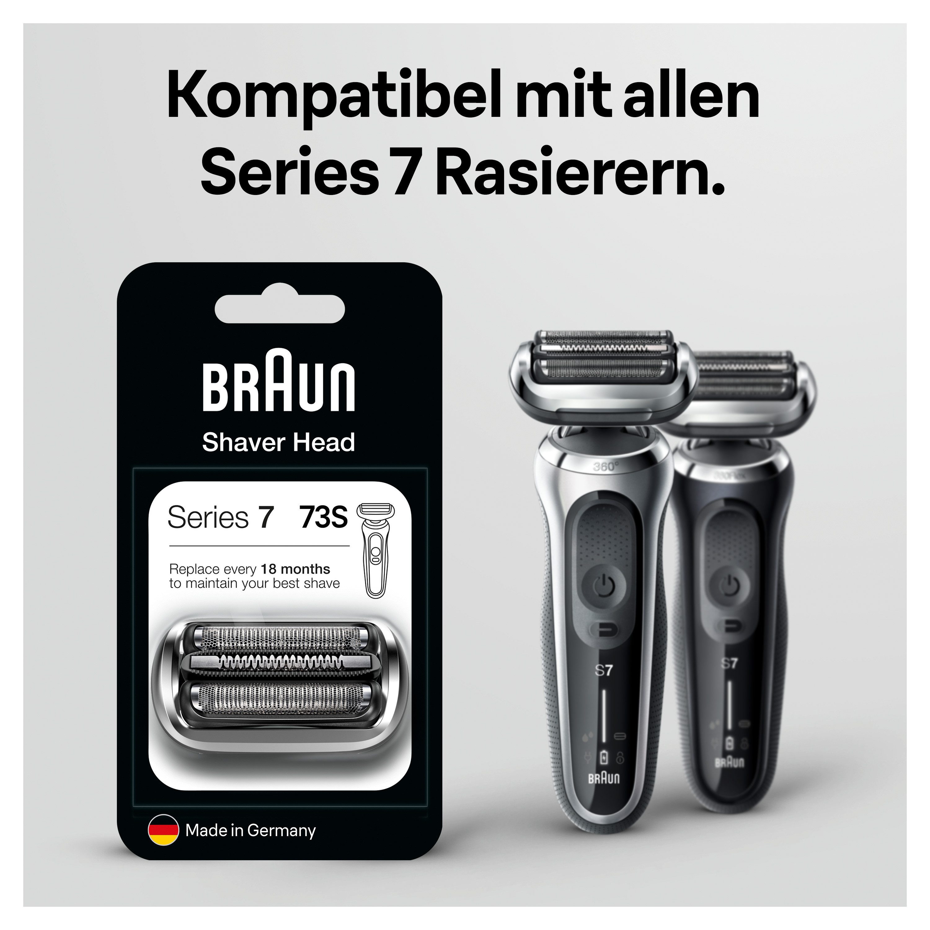 Braun Extra scheerkop Series 7 73S voor series 7 elektrisch scheerapparaat v.a. 2020