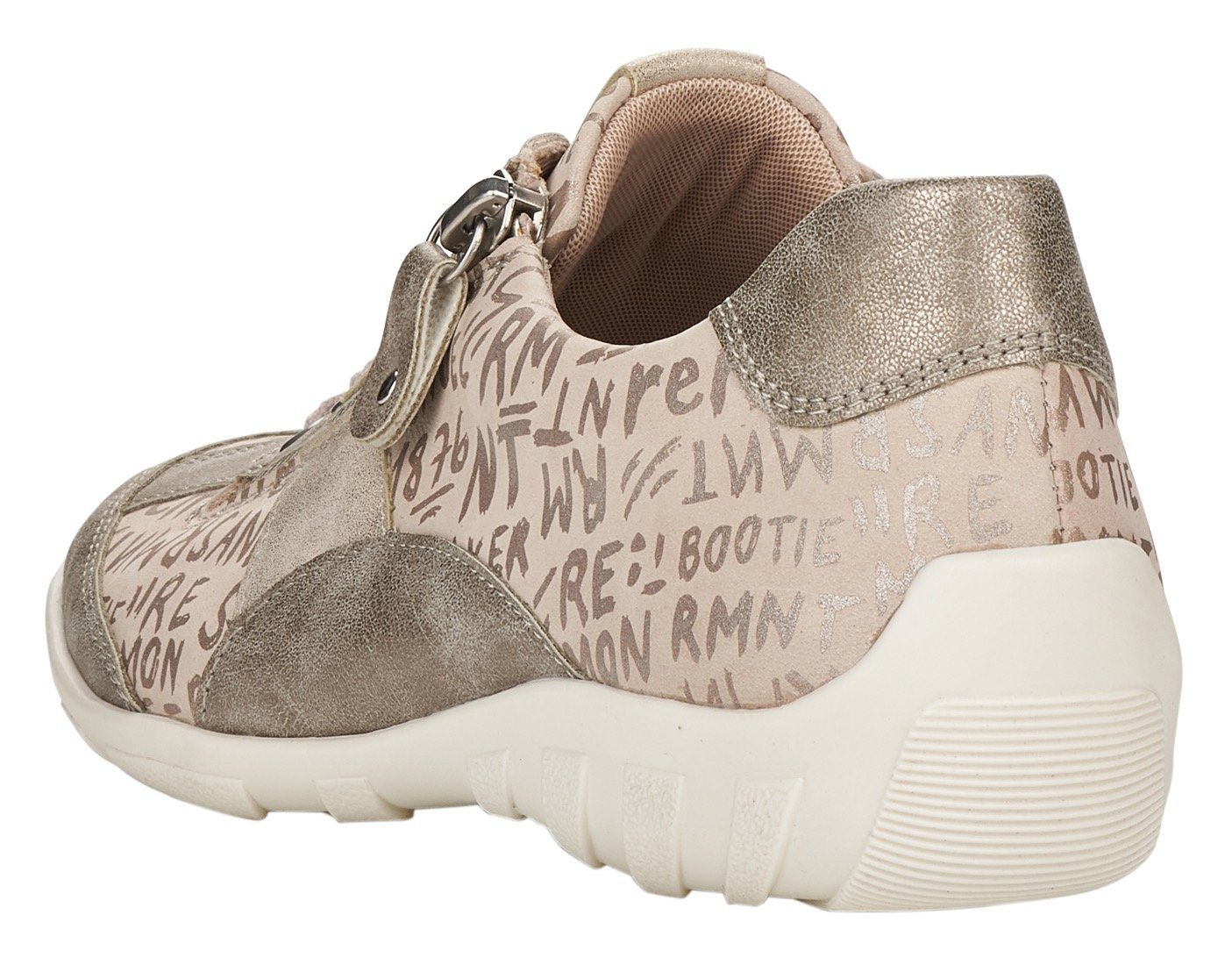 Remonte Veterschoenen met fijne metallic glans, vrijetijdsschoen, lage schoen, veterschoen
