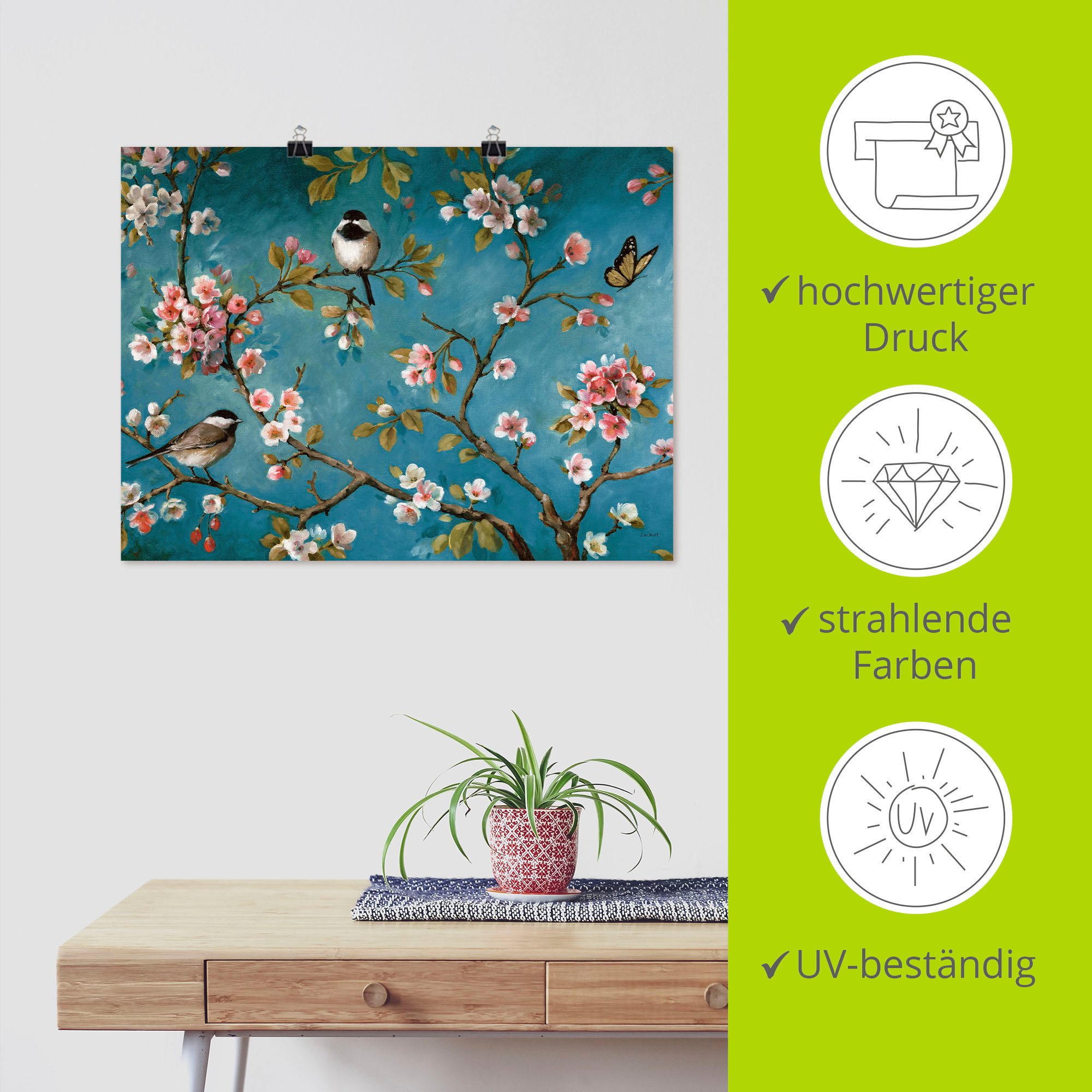Artland Artprint Bloem I als artprint op linnen, poster, muursticker in verschillende maten