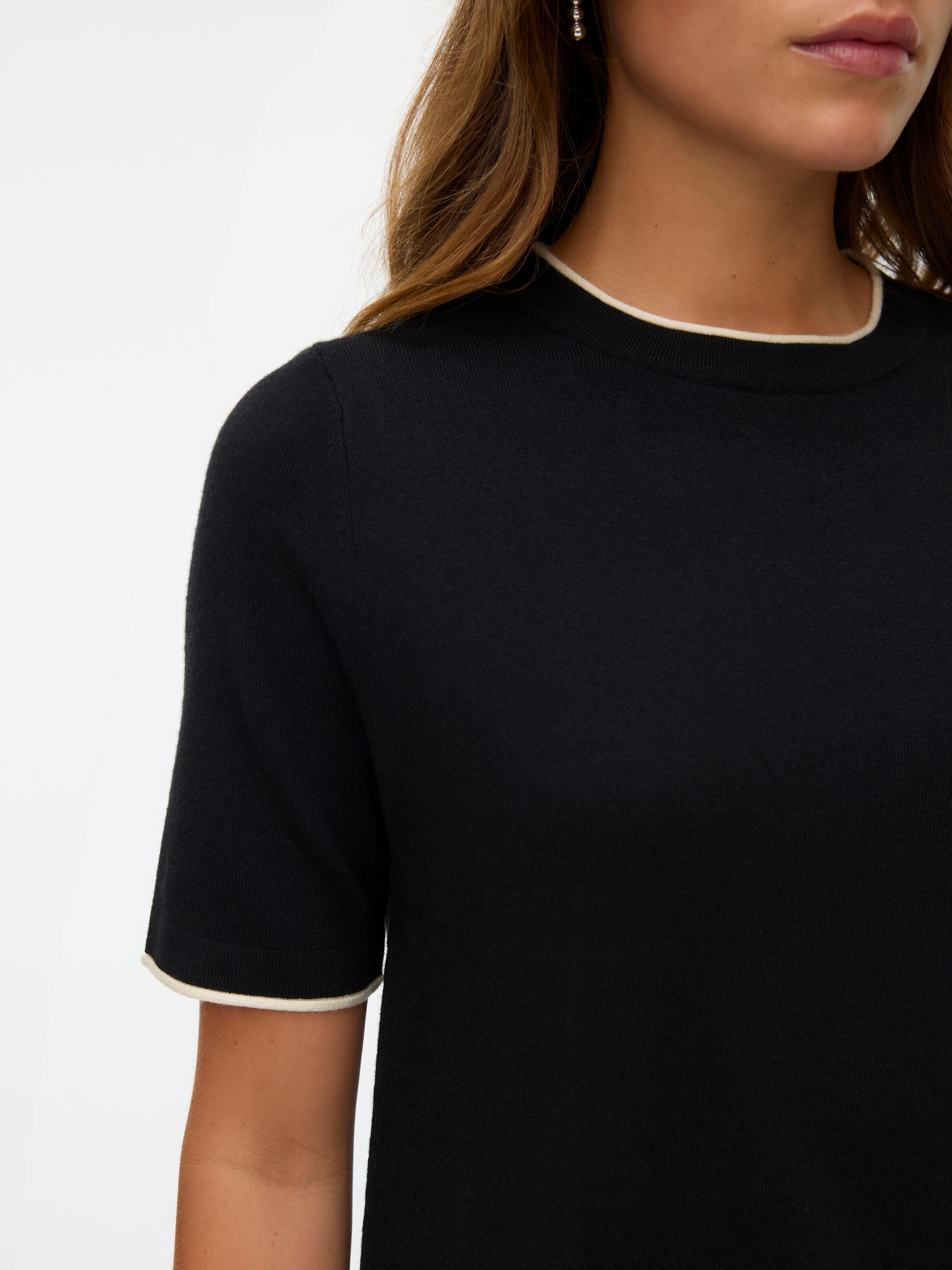 Vero Moda Trui met korte mouwen VMBREEZE SS O-NECK PULLOVER BOO