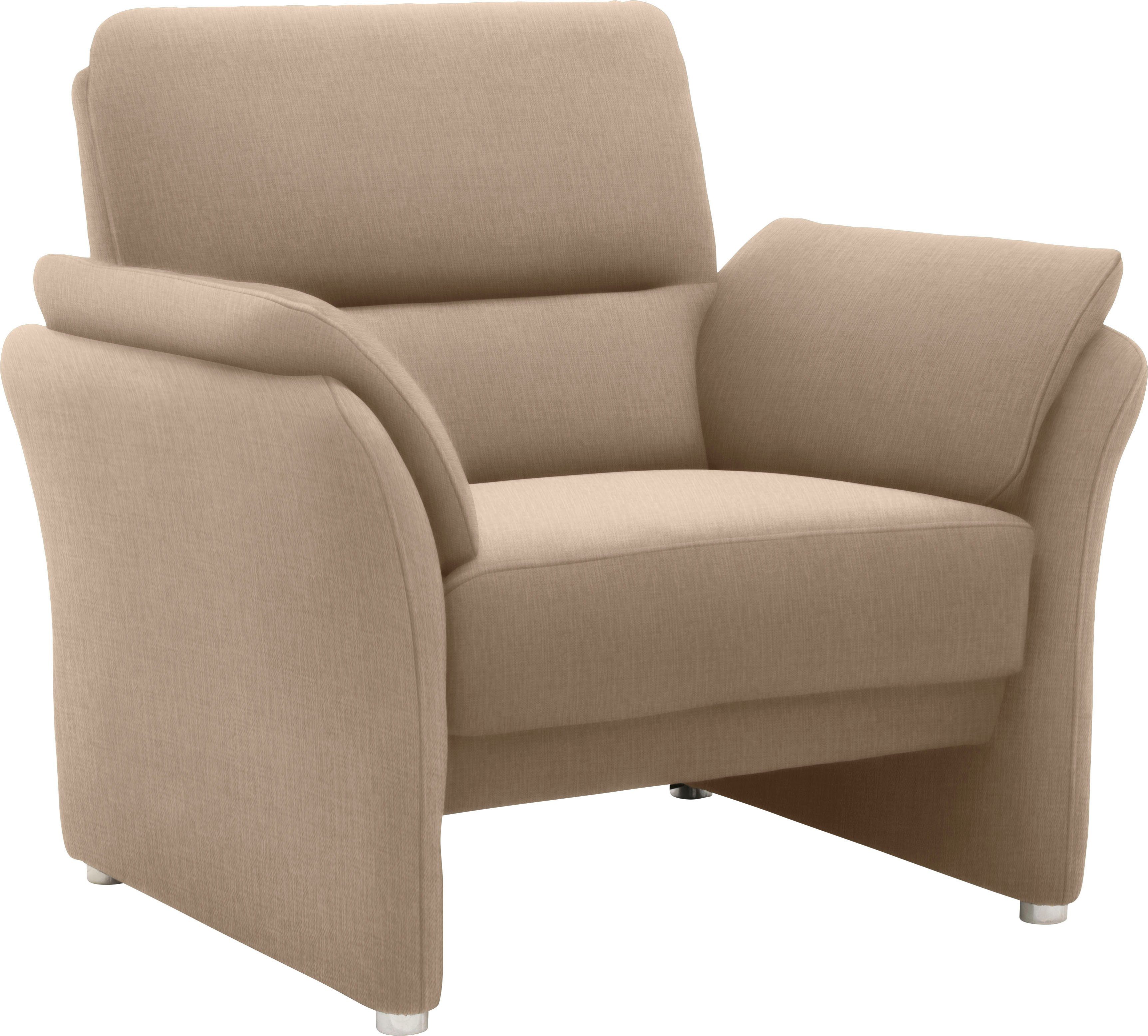 DOMO collection Fauteuil Pina cocktailsstoel Bijpassende fauteuil bij de serie, met binnenvering