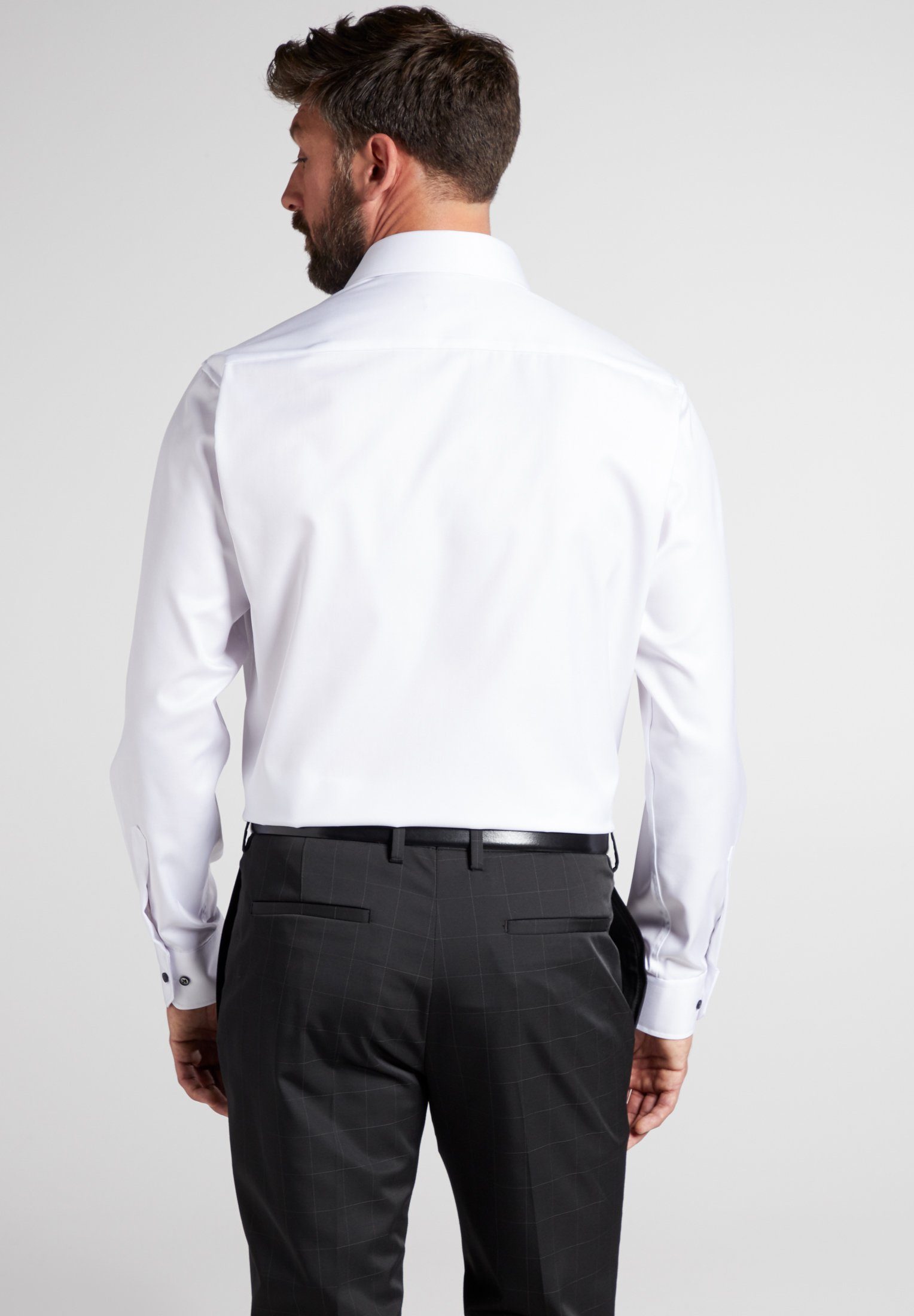 Eterna Overhemd met lange mouwen Comfort fit NON IRON (strijkvrij)