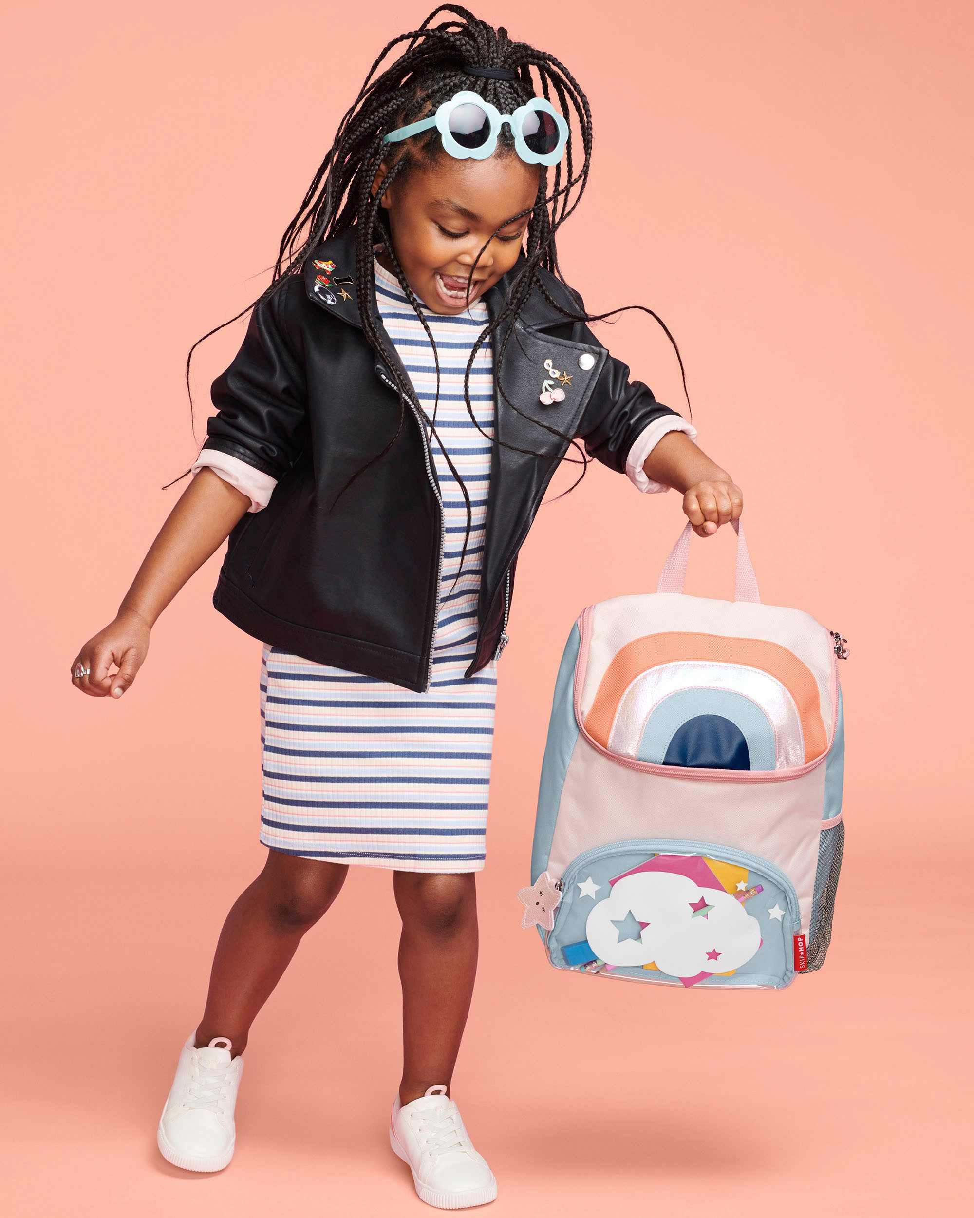 Skip Hop Kinderrugzak Spark Stijl Regenboog, groot