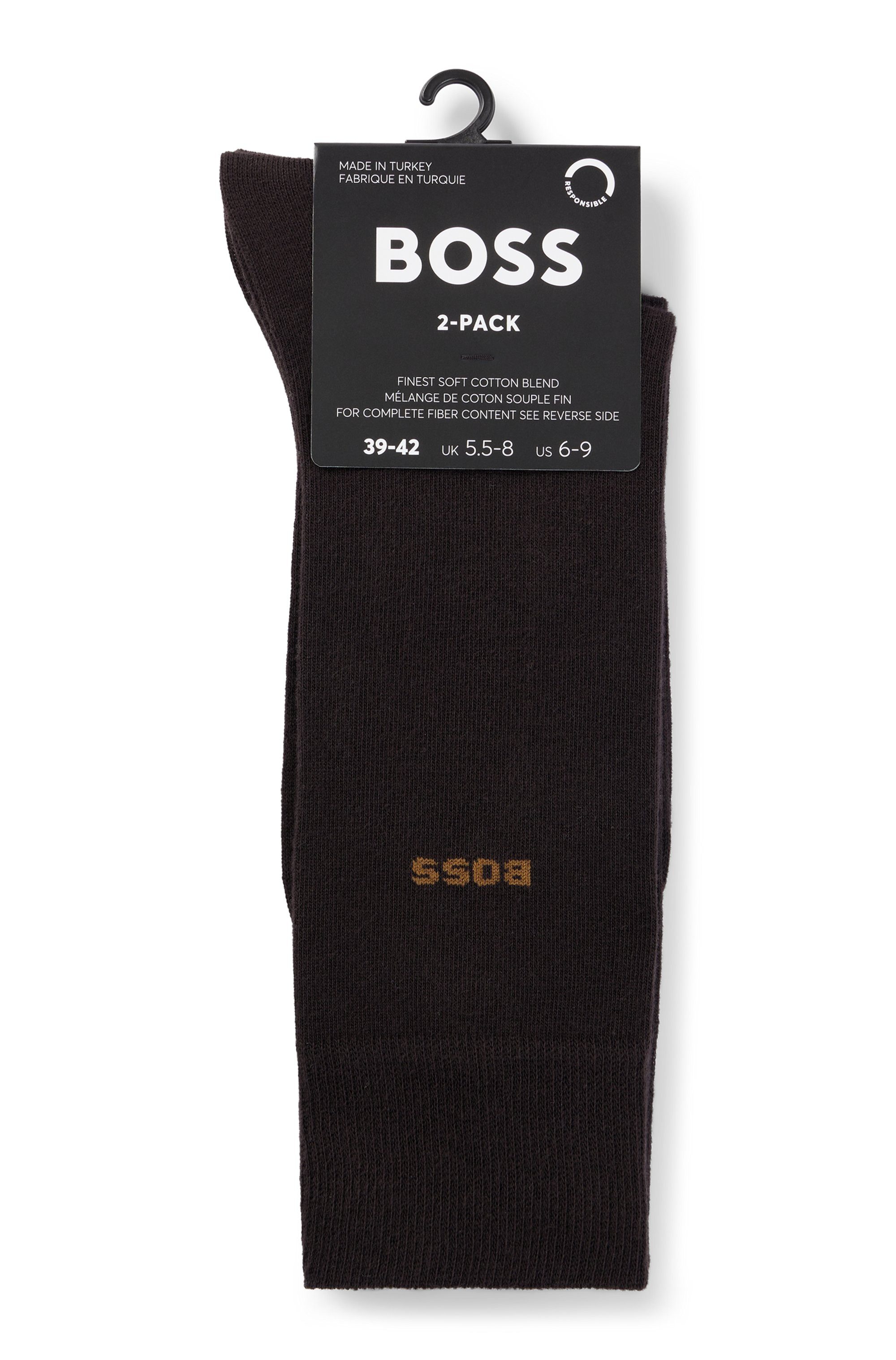 BOSS Business-sokken 2P RS Uni CC (set, 2 paar, 2 stuks)