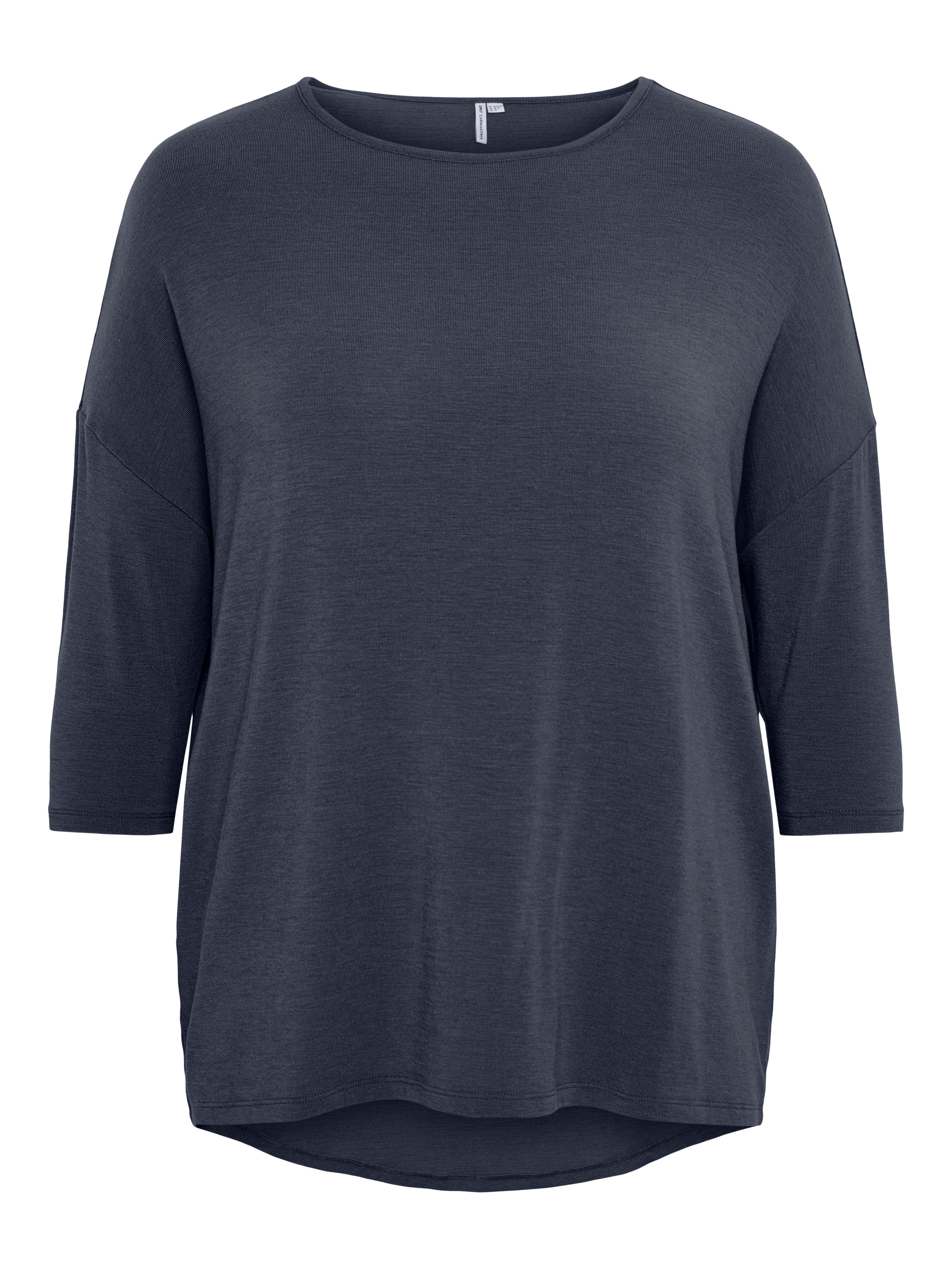 ONLY CARMAKOMA Shirt met 3/4 mouwen CARLAMOUR 3/4 TOP JRS NOOS