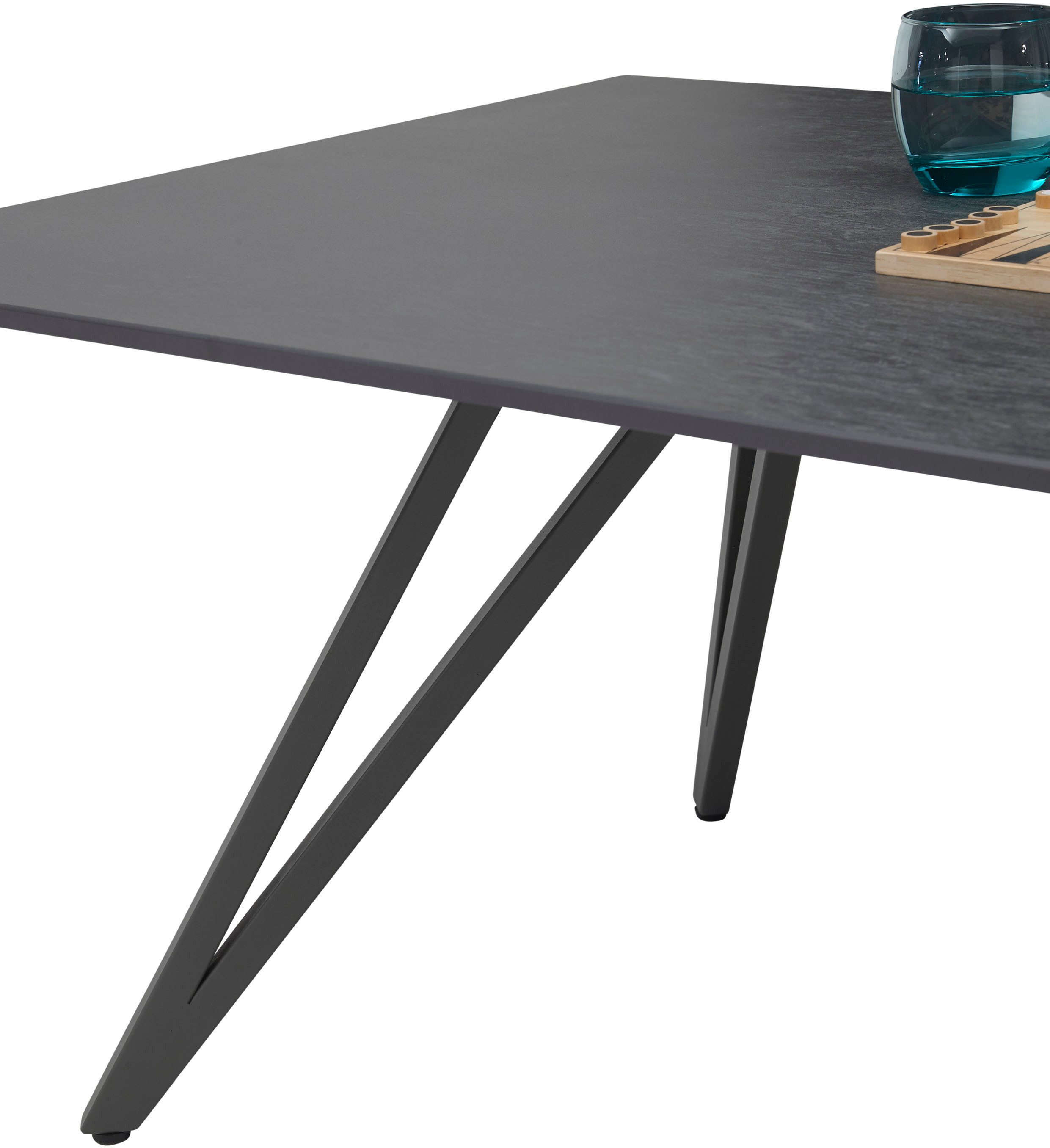 Stolkom Salontafel Jesse 110 cm breed keramiek antraciet