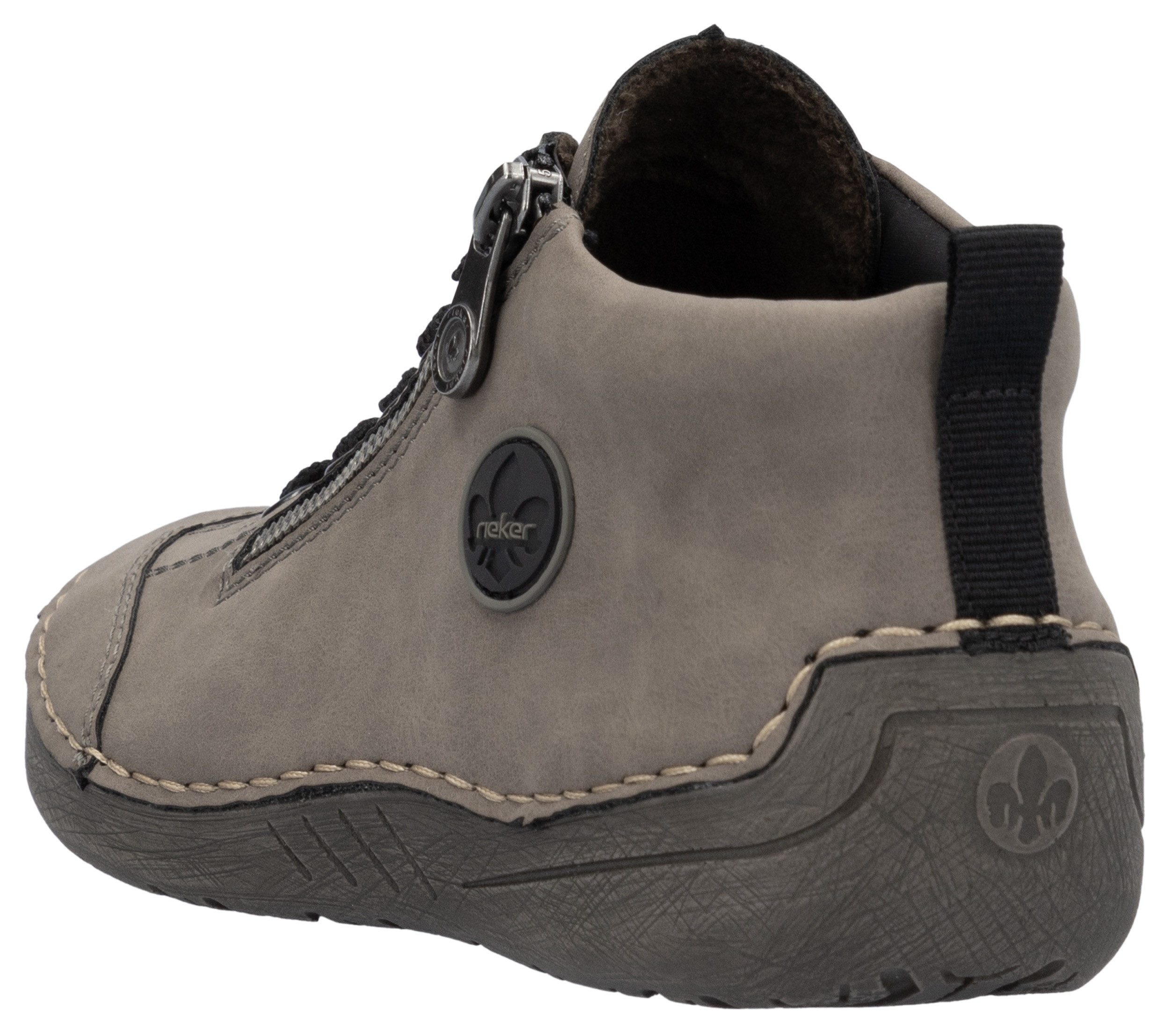 Rieker Veterschoenen sneakers, veterschoenen, outdoorschoenen met ritssluiting