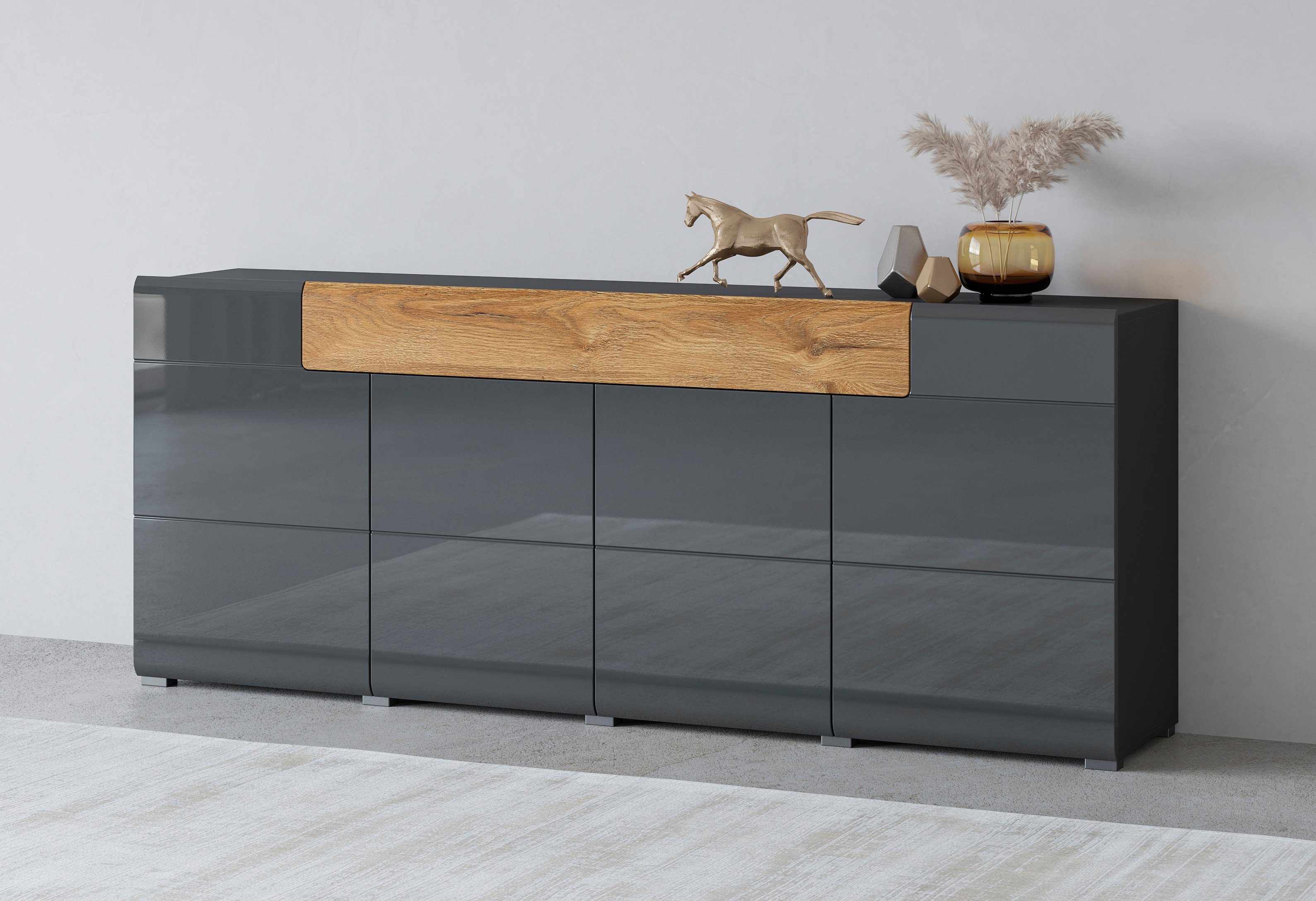 Dressoir Toledo, breedte 208 cm