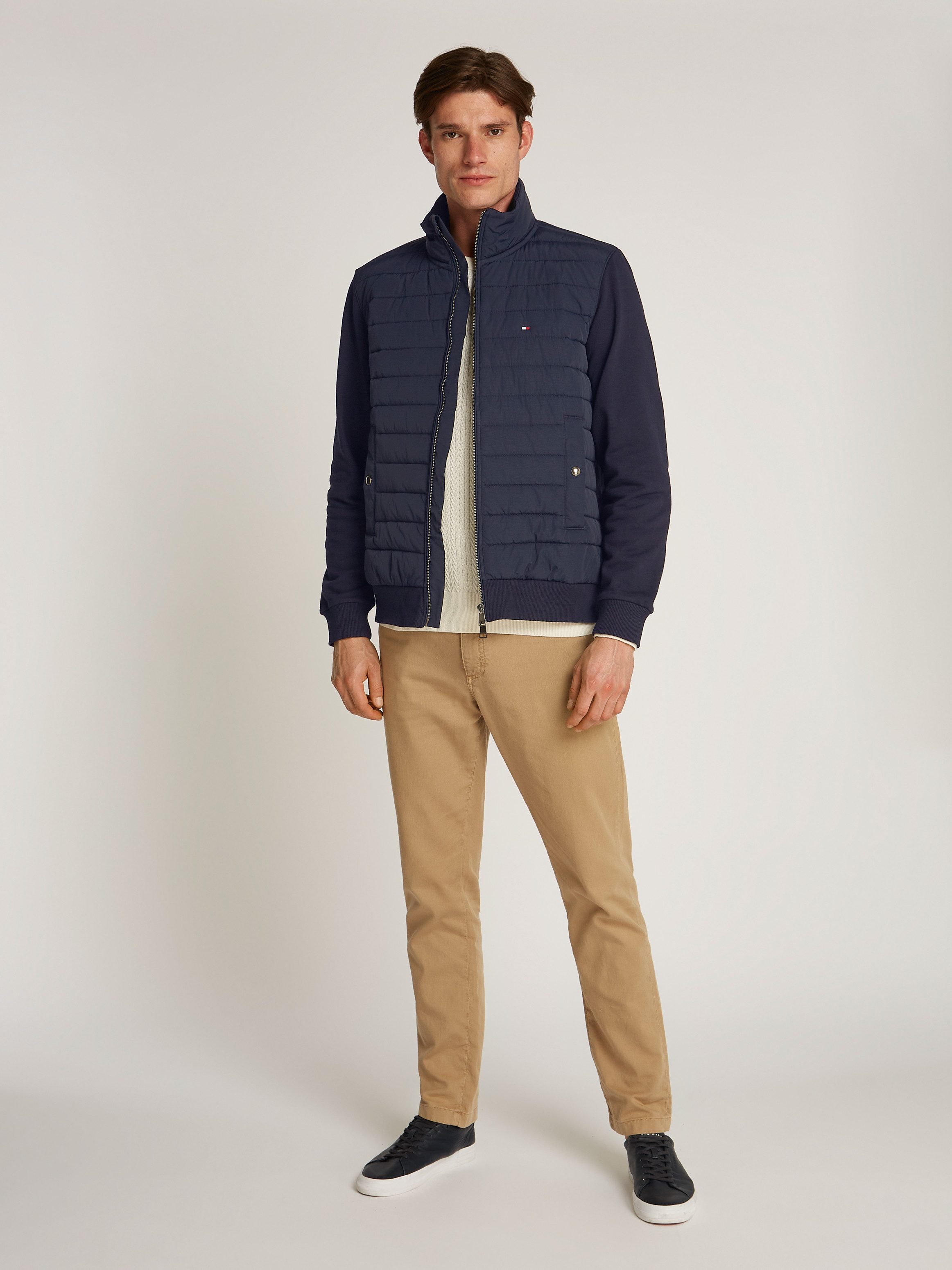 Tommy Hilfiger Sweatvest MIX MEDIA STAND CLLR
