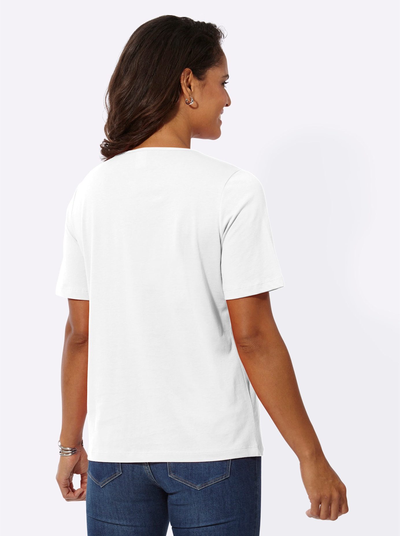 Casual Looks Shirt met ronde hals Shirt (1-delig)