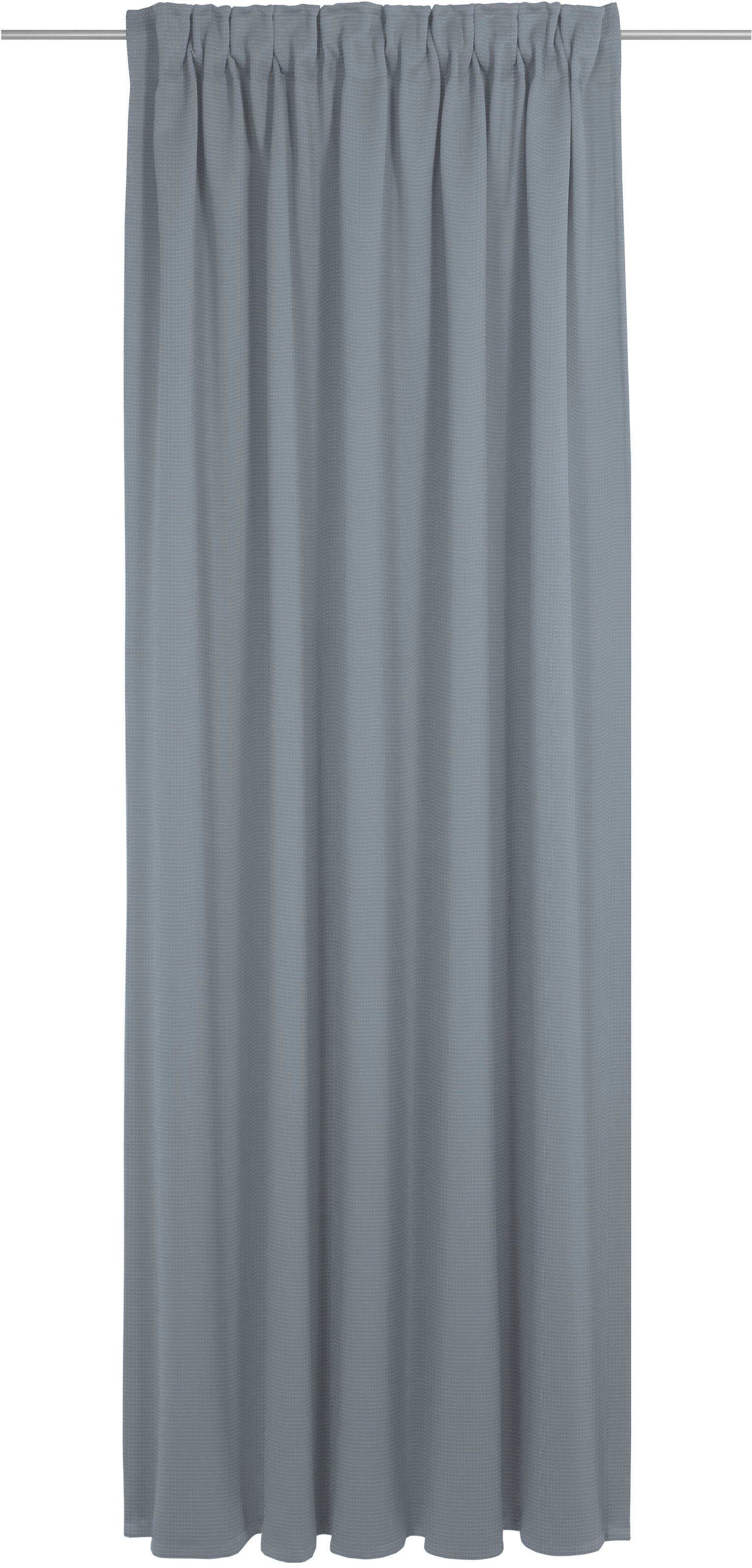 Wirth Gordijn Uni Collection Light (1 stuk) vitrage maat - blauw