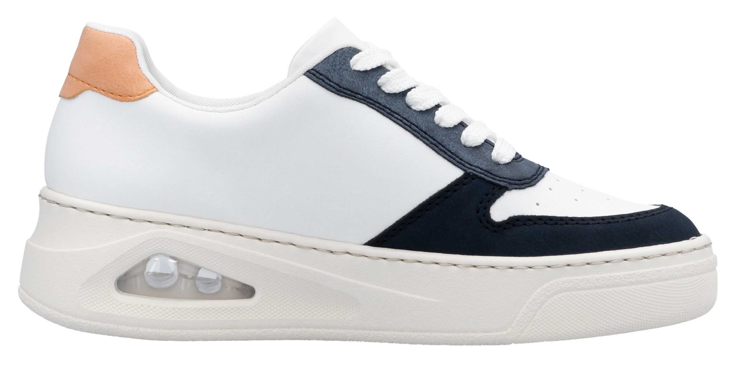 Rieker Plateausneakers , basket-sneaker, veterschoen, lage schoen met rieker air uitrusting