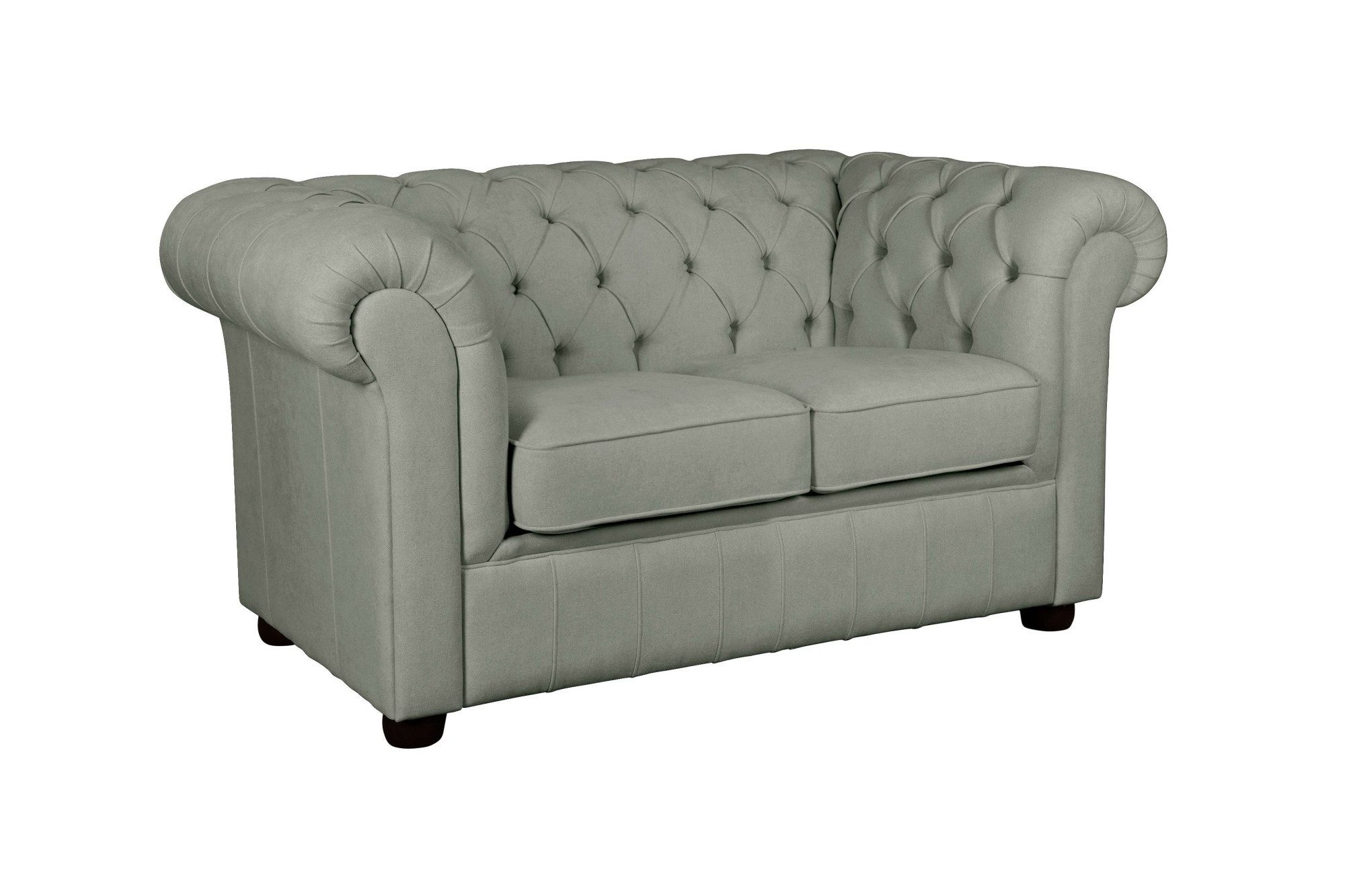 Home affaire 2-zitsbank CHARENTE, Chesterfield bank, golfvering, afmetingen: B/D/H: 147/89/74 cm