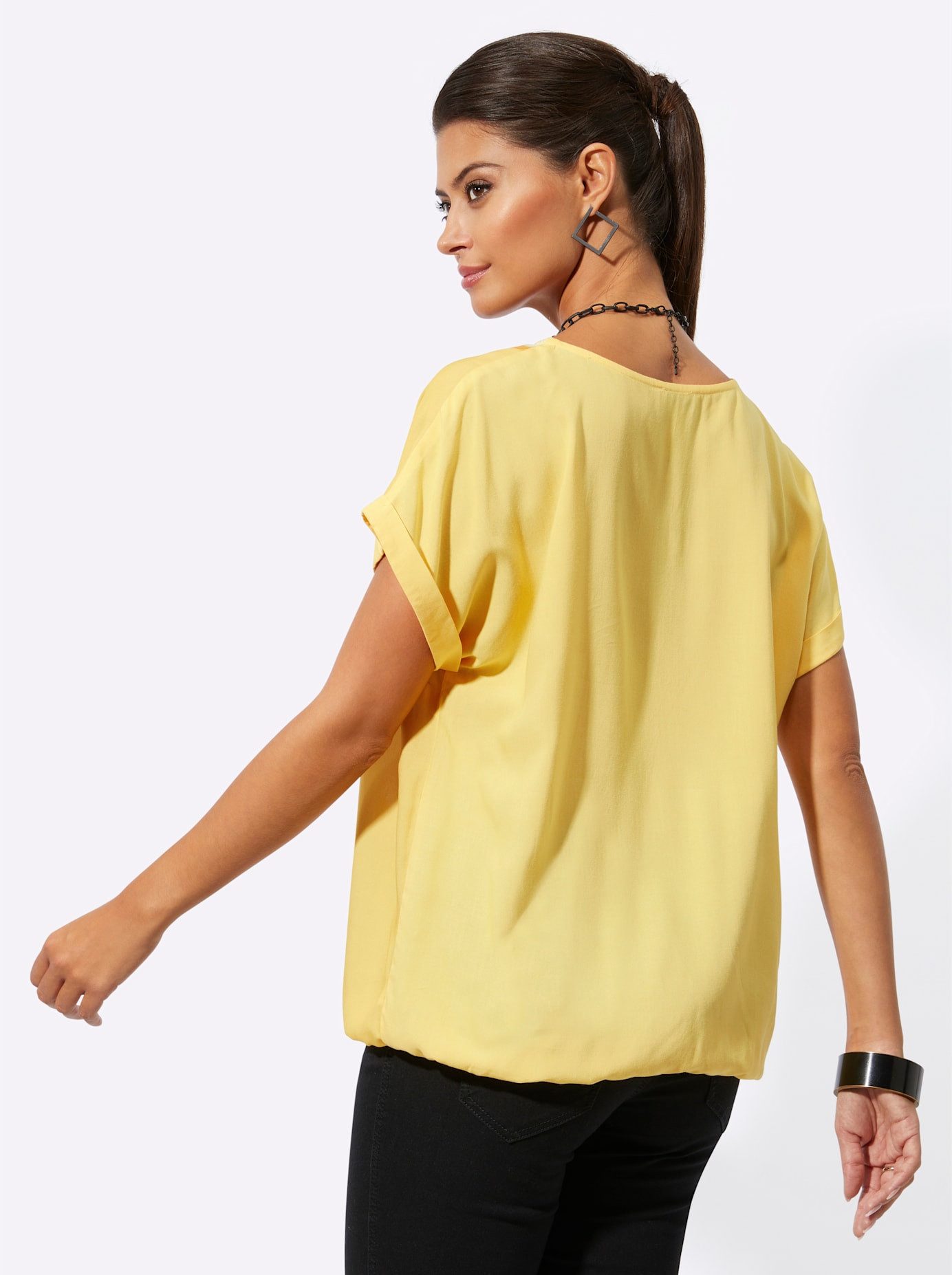 Creation L Blouse met korte mouwen