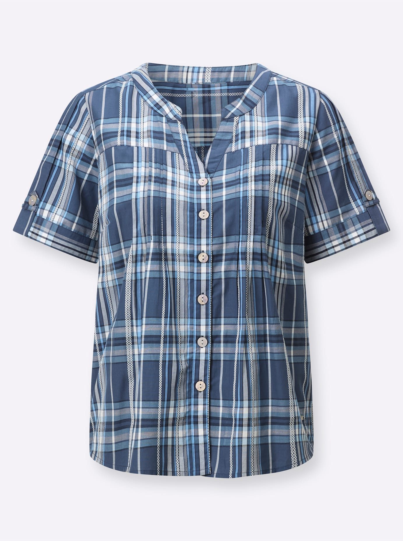Casual Looks Geruite blouse
