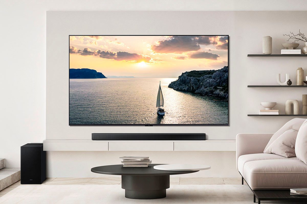 Samsung Soundbar HW-B760GF soundbar 5.1-kanaals geluidsysteem, dolby 5.1 kanaal, dts virtual:x, adaptief geluid