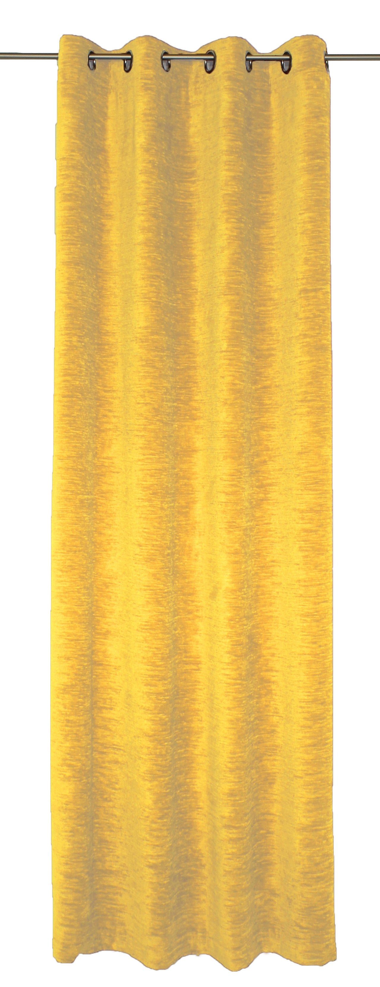 Wirth Gordijn B-Holmsund (1 stuk) kant & klaar gordijnen maat hxb: 225x270 cm geel