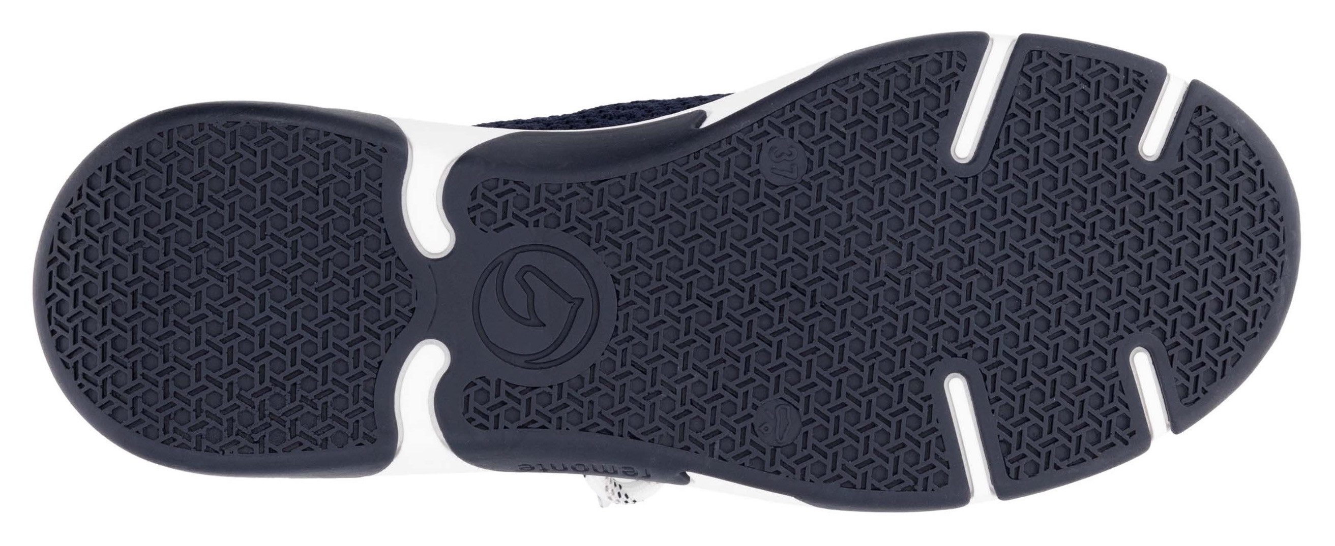 Remonte Slip-on sneakers , vrijetijdsschoen, lage schoen, slipper, instapschoen met aantrek-lussen