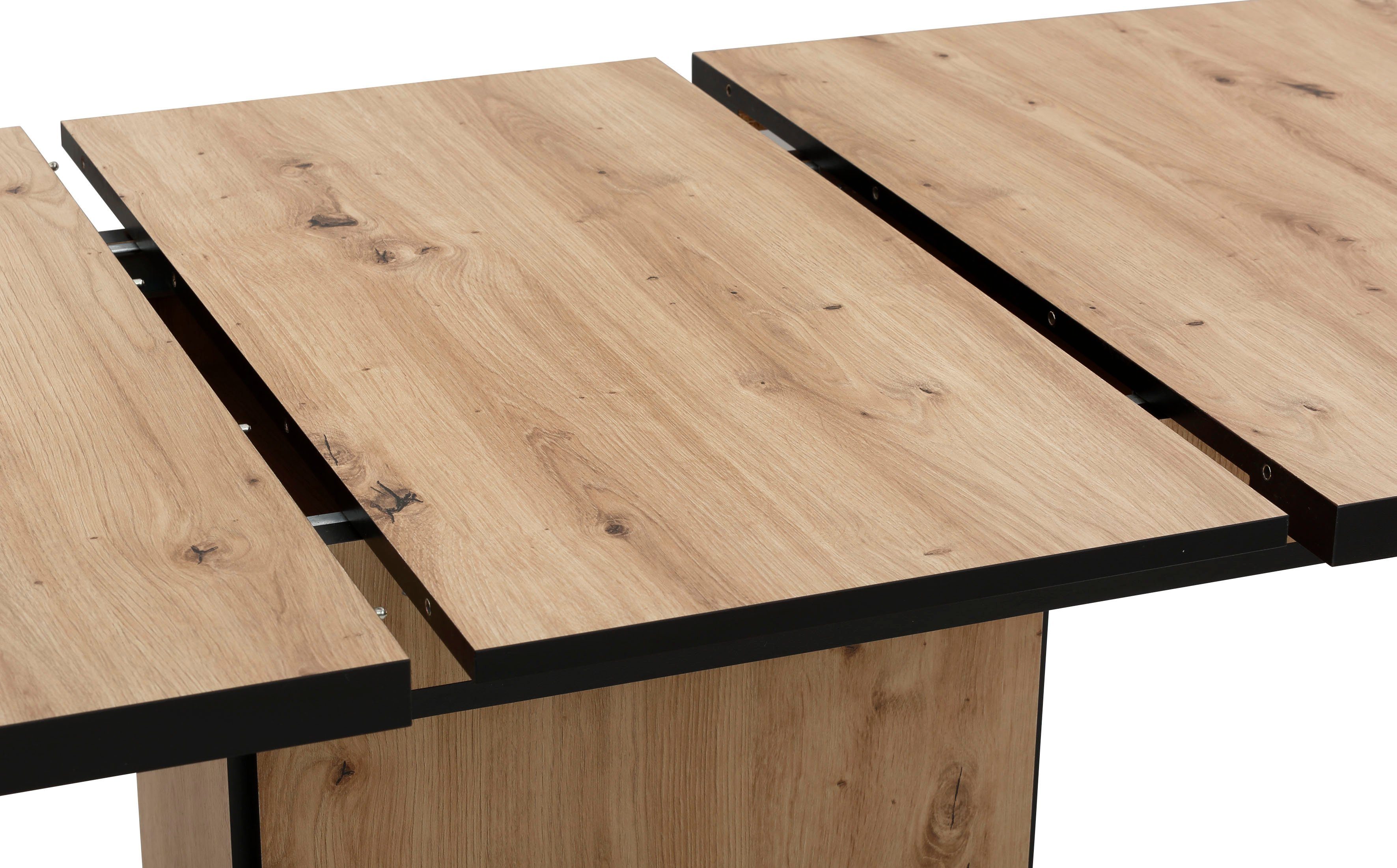HELA Eethoek Ariana, TOPSELLER! OTTOs Choice, uitschuifbare eettafel, 6 stoelen Tafel uitschuifbaar 120 -160 cm, draagvermogen 140 KG, comfortabel gestoffeerd (set, 7-delig)