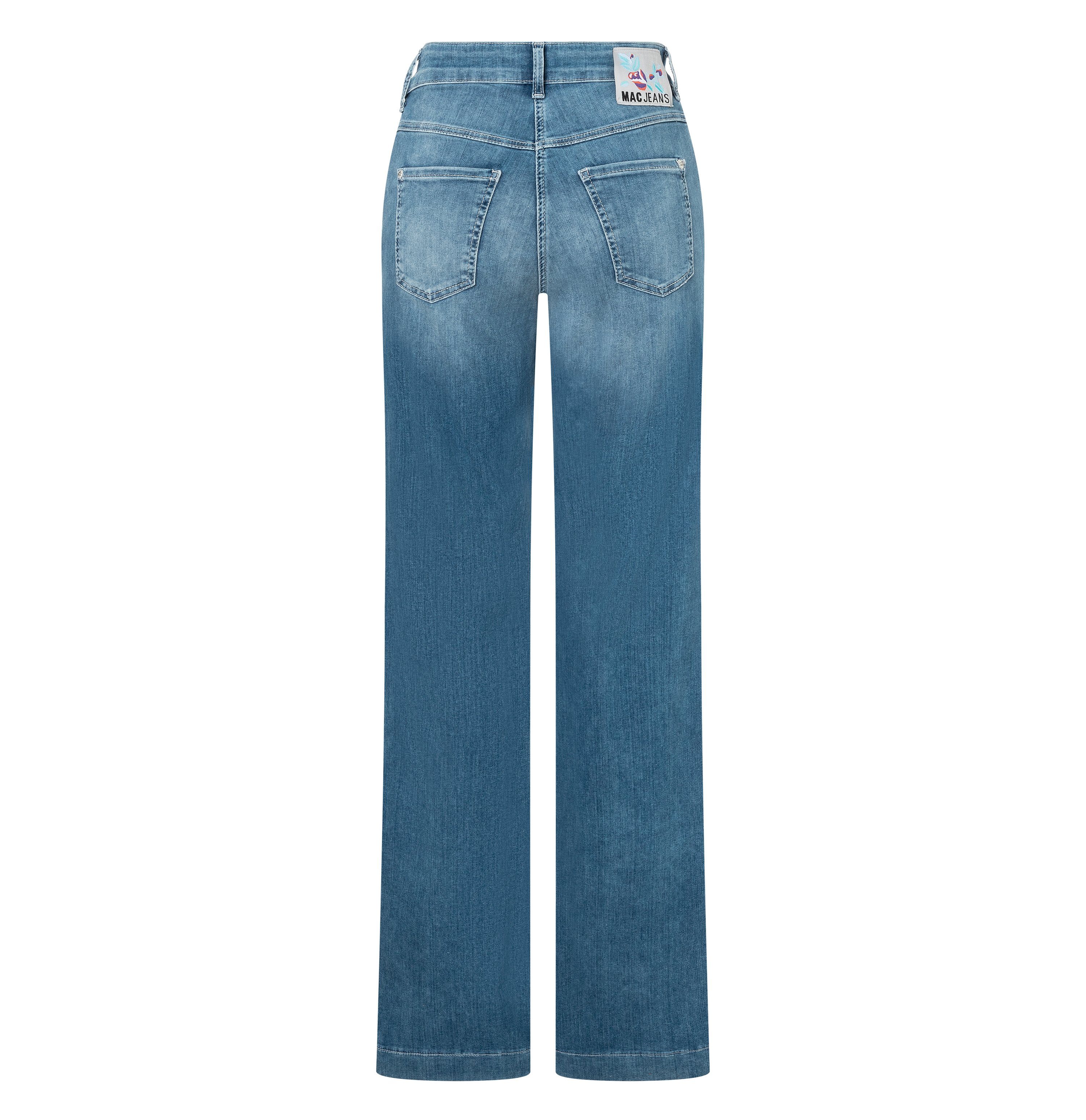 MAC Wijde jeans DREAM WIDE met wijde broekspijp - stretch