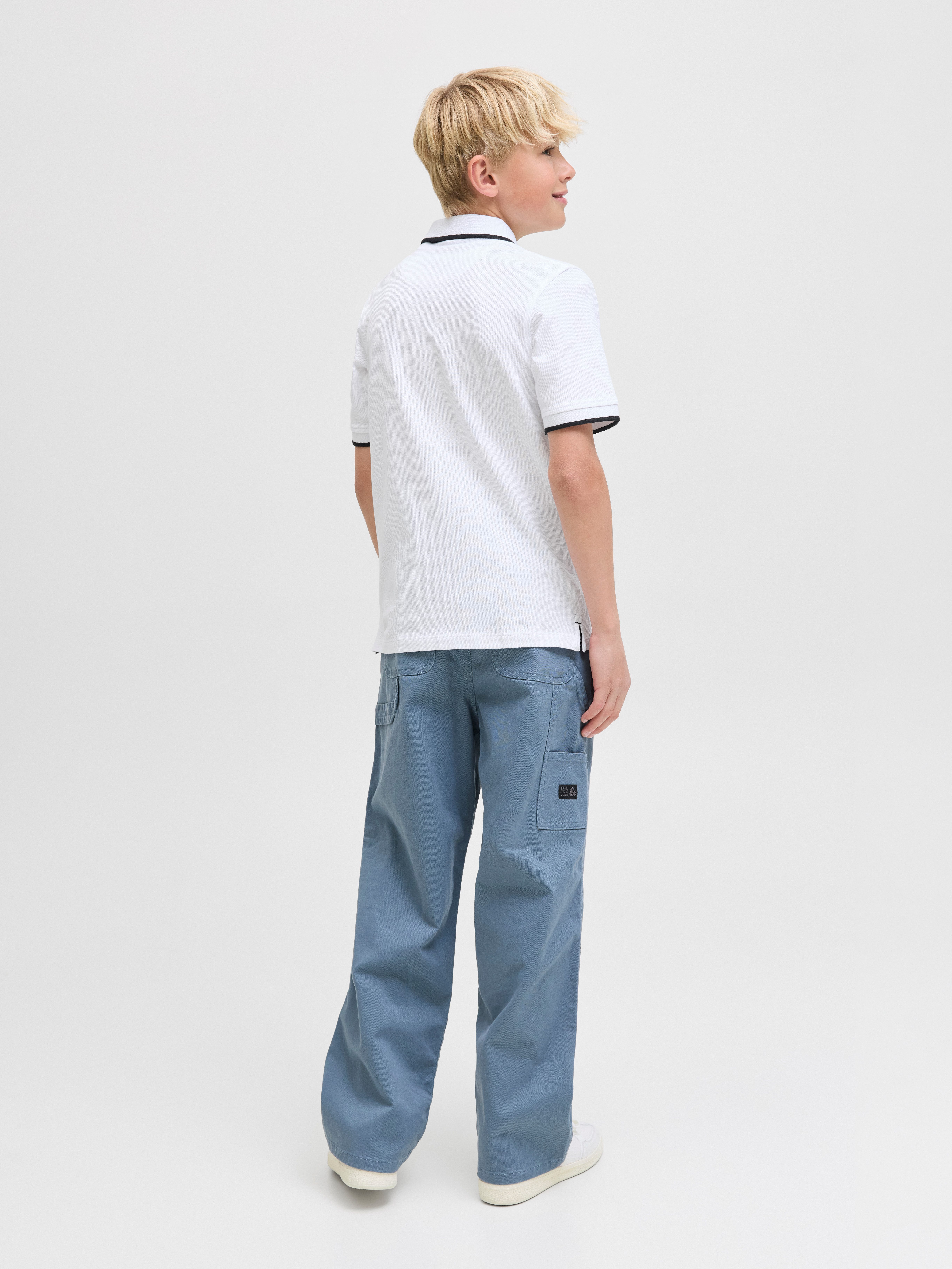 Jack & Jones Junior Poloshirt JJEPAULOS POLO SS NOOS JNR