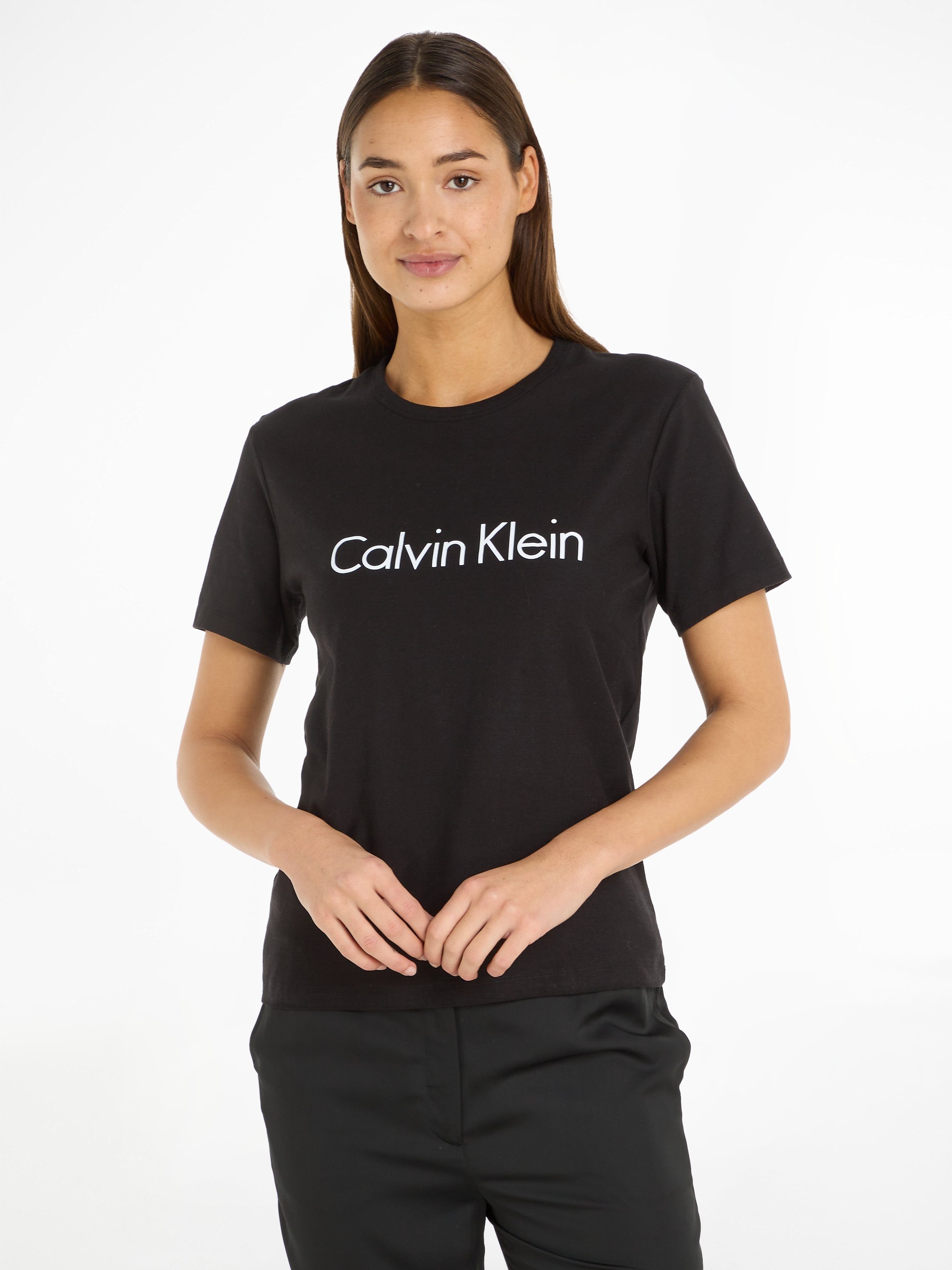 Calvin Klein T-shirt met grote logoprint