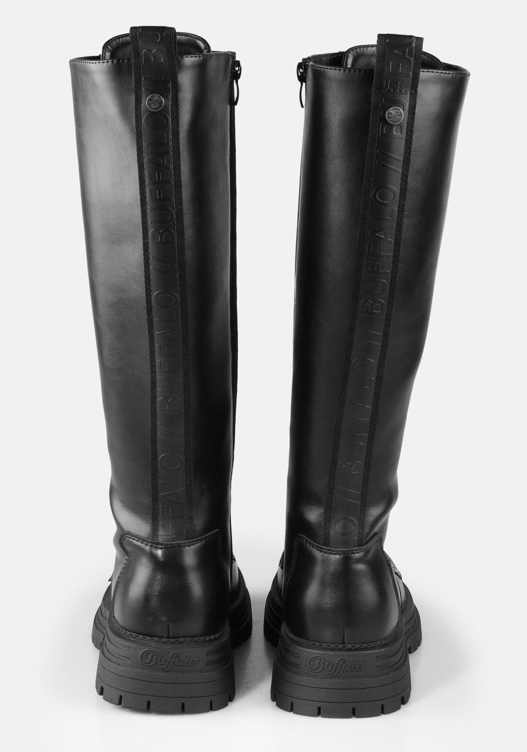 Buffalo Veterlaarzen LENNOX LACE UP HI Lange laars, festival-laars, plateaulaars met Memory Foam