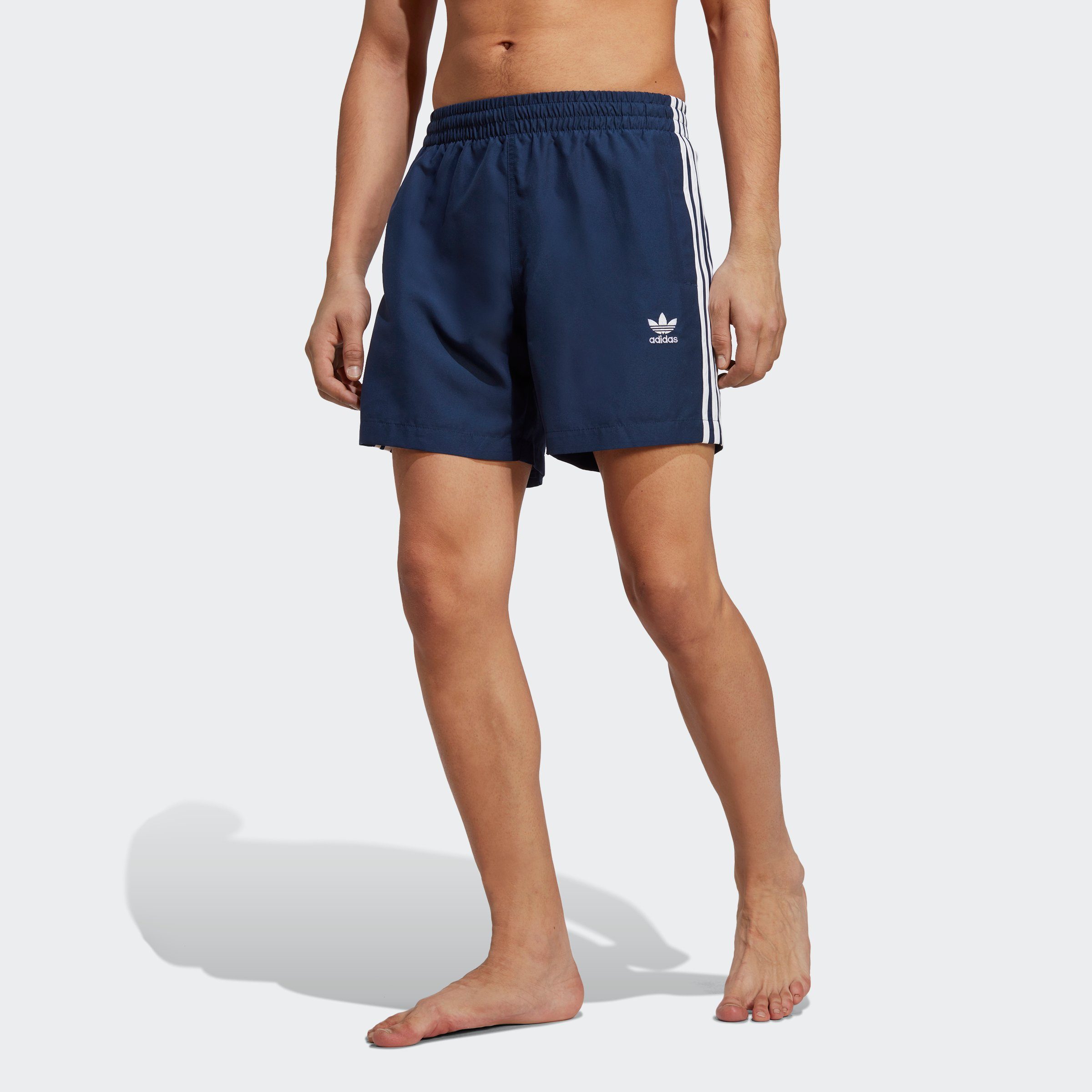 Adidas performance zwemshort outlet in 3 strepen-look