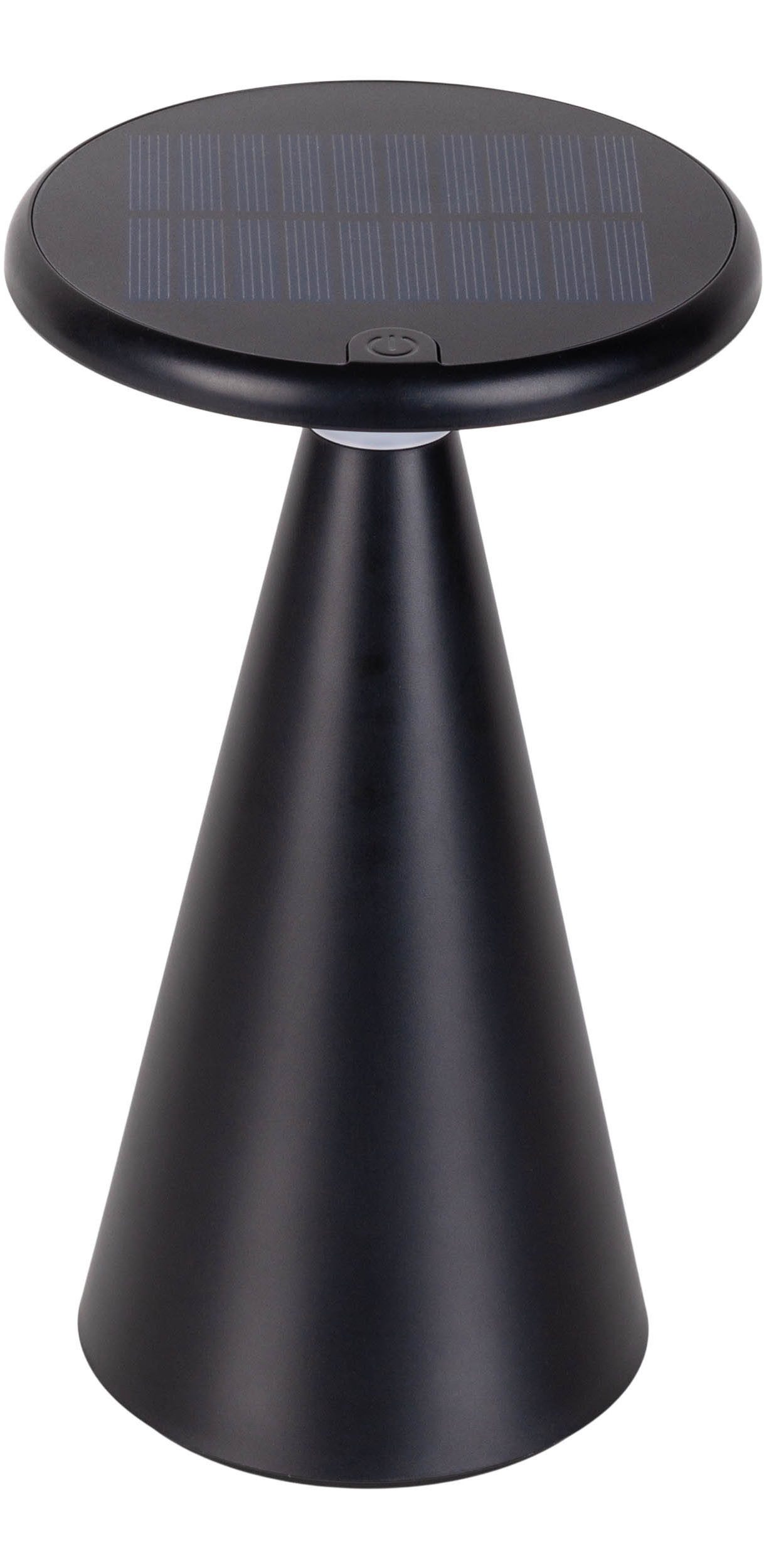 näve Led-tafellamp Palu Zonne-/accu-aangedreven, aanraking, dimbaar, geheugen, USB-C oplaadkabel, warmwit (1 stuk)