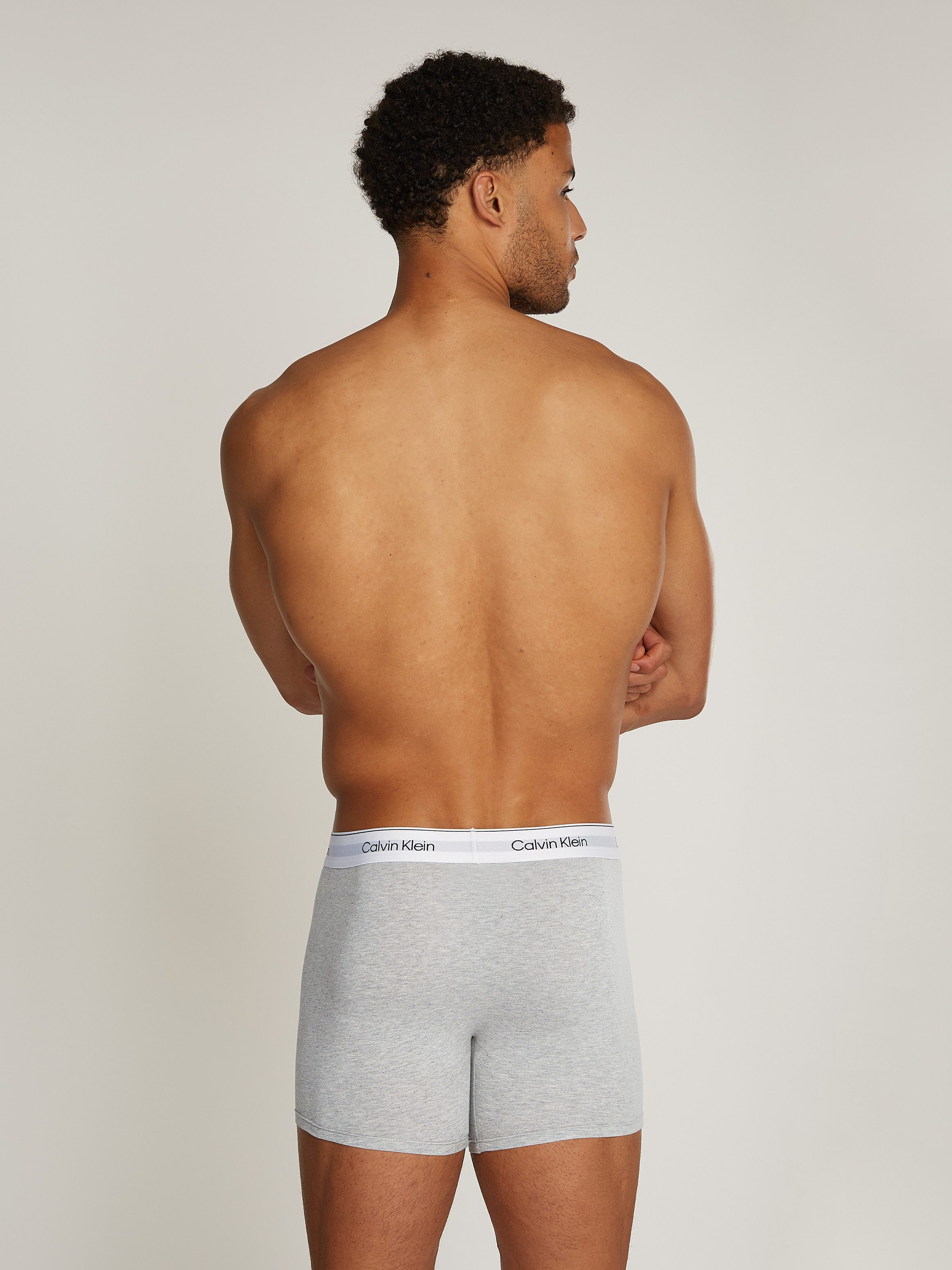 Calvin Klein Boxershort BOXER BRIEF 3PK met langere pijpen, logo-elastische band (3 stuks) (set, 3 stuks)
