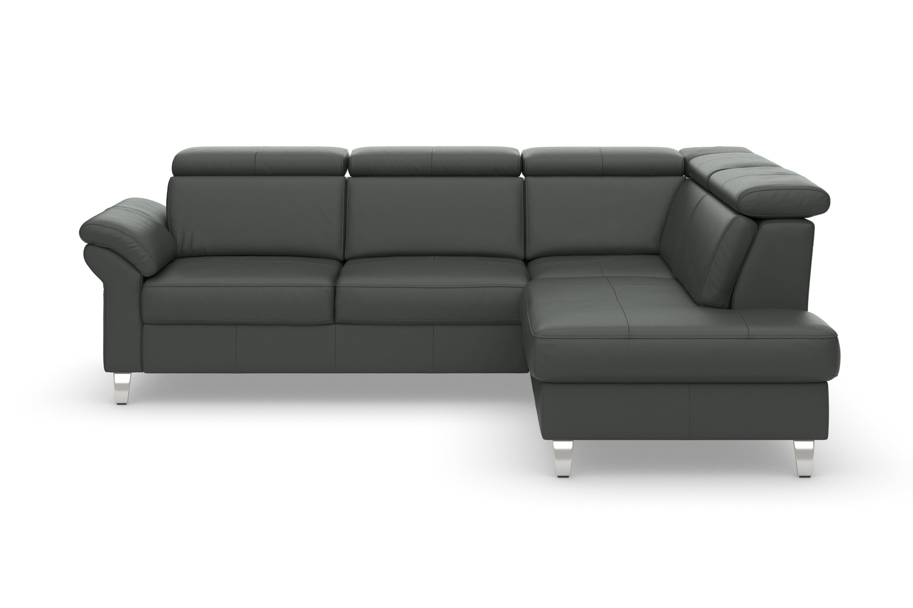 sit&more Hoekbank Arngast L-vorm met verstelbare hoofdsteun en binnenvering