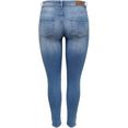 only ankle jeans onlblush mid sk ank zip dnm blauw