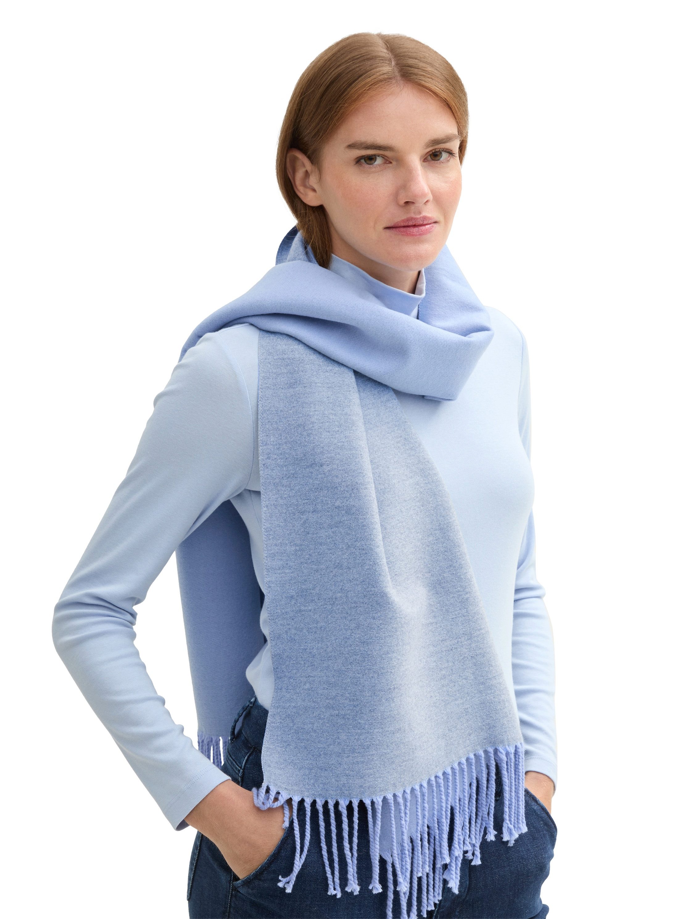 Tom Tailor Gebreide sjaal met viscose