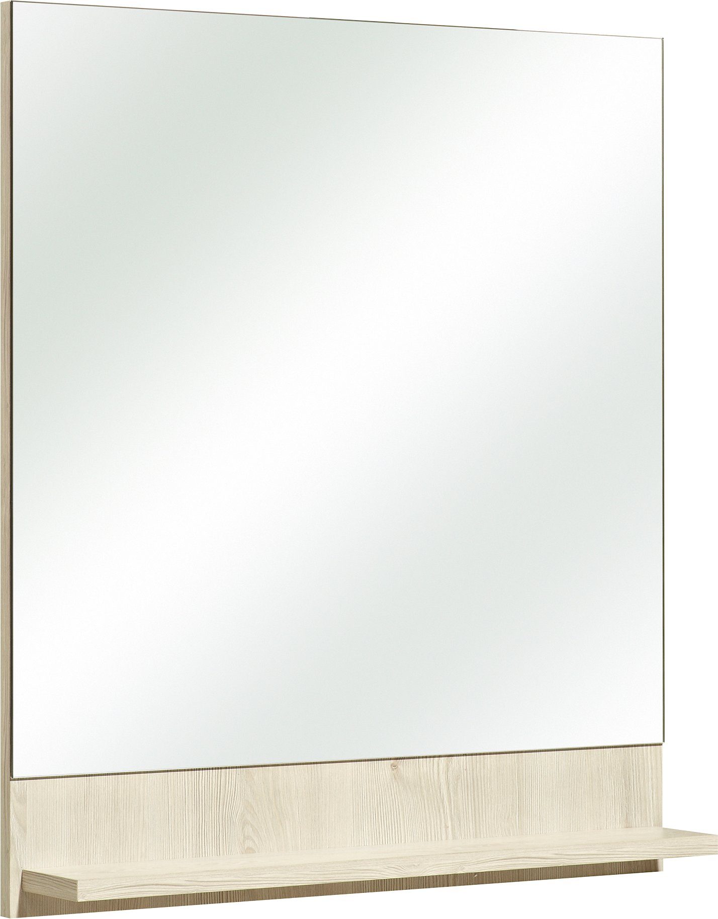 Saphir Wandspiegel Quickset 350 Flächenspiegel mit Ablage, 60 cm breit, 68 cm hoch