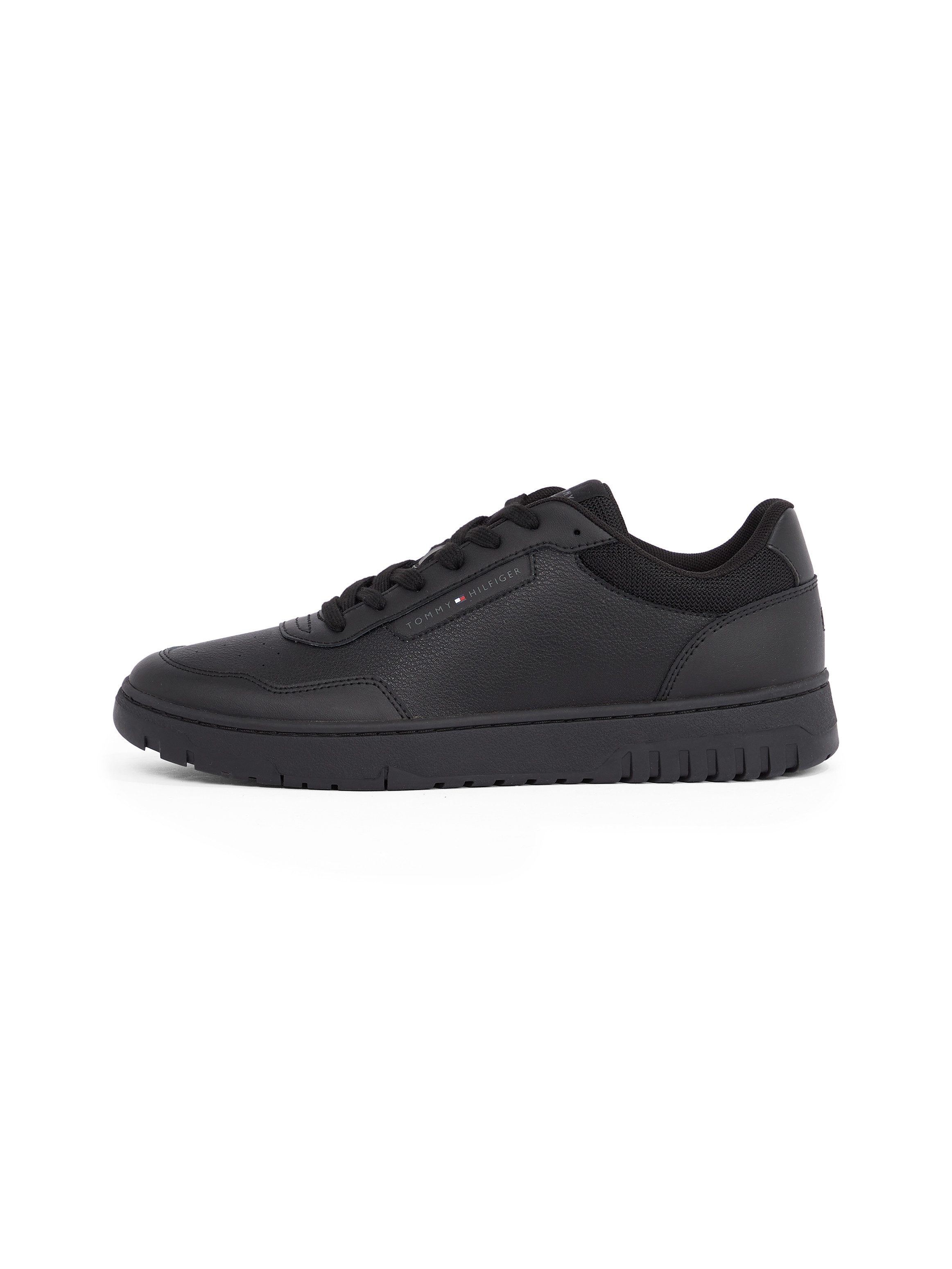 Tommy Hilfiger Plateausneakers TH BASKET CORE LITE LTH , vrijetijdsschoen, veterschoen, lage schoen met gevoerde schacht