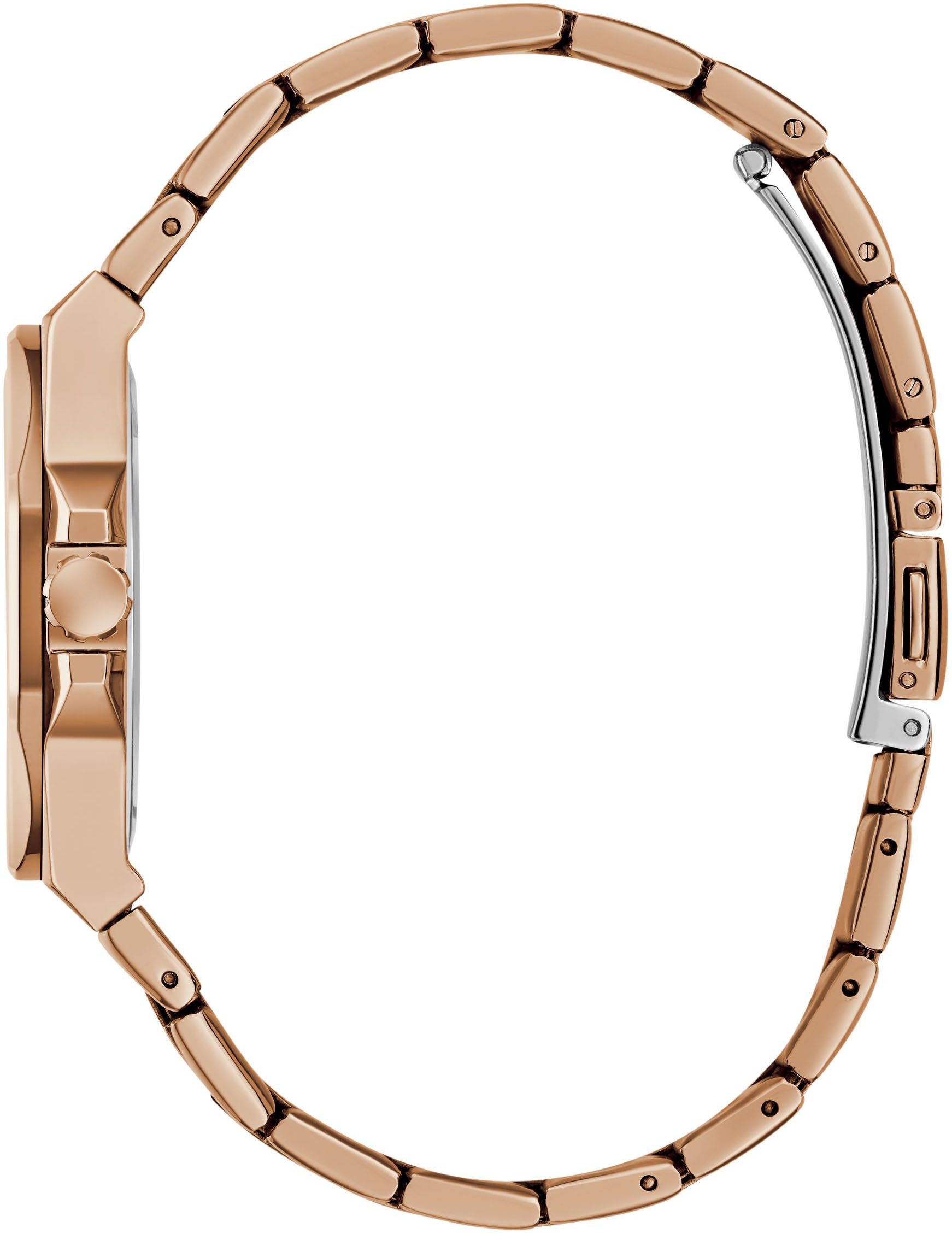 Guess Kwartshorloge Empress Horloge, dameshorloge, stalen armband