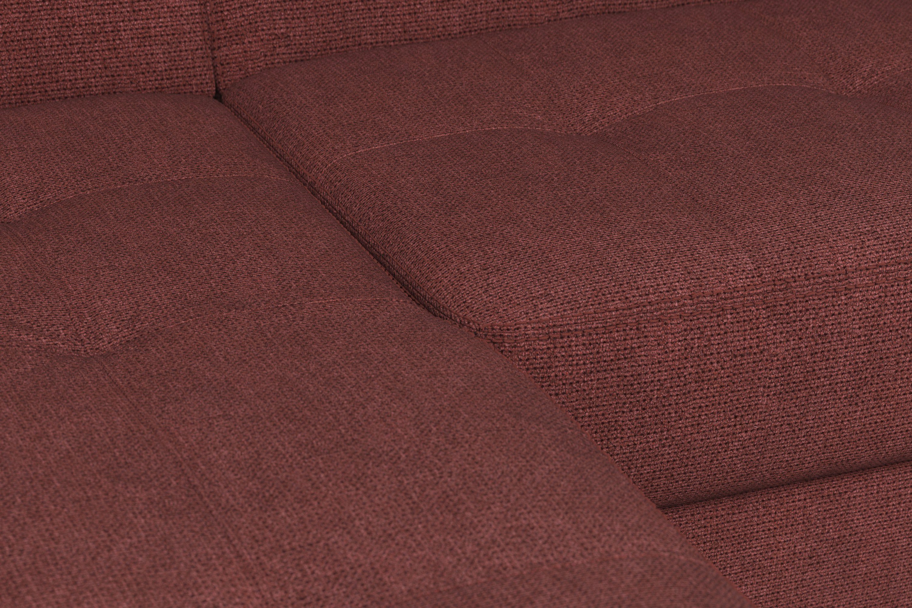 DOMO collection Hoekbank Capelo, comfortabel, duidelijke lijnen kenmerken dit ontwerp, L-Vorm met verstelbare armleuningen, naar keuze met slaapfunctie, binnenvering