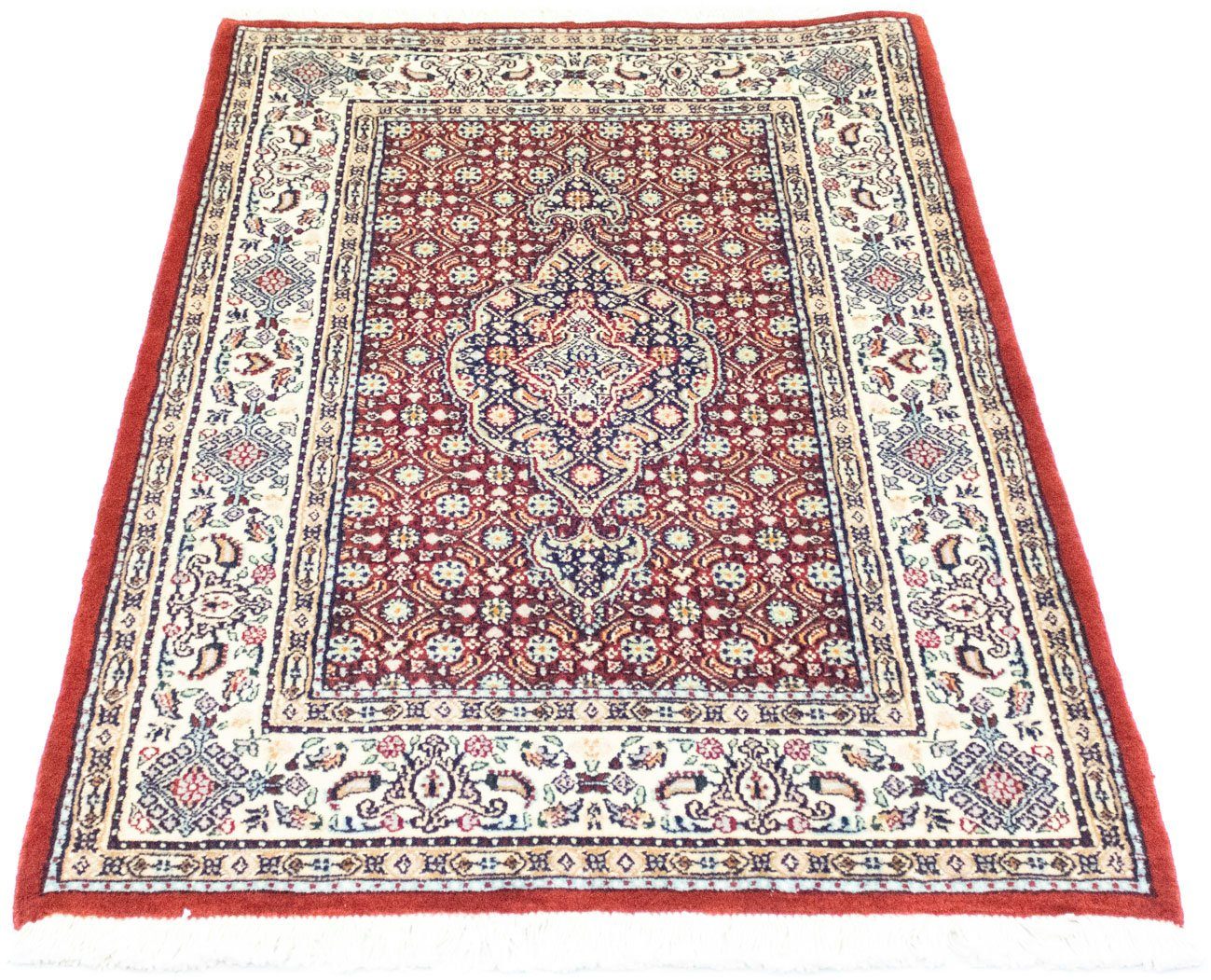 morgenland Vloerkleed Moud vloerkleed met de hand geknoopt rood