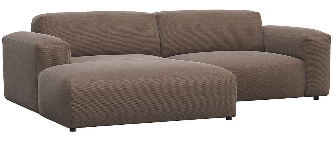 FLEXLUX Hoekbank Lucera Chaise longue rechts of links, L-vorm, comfortabel