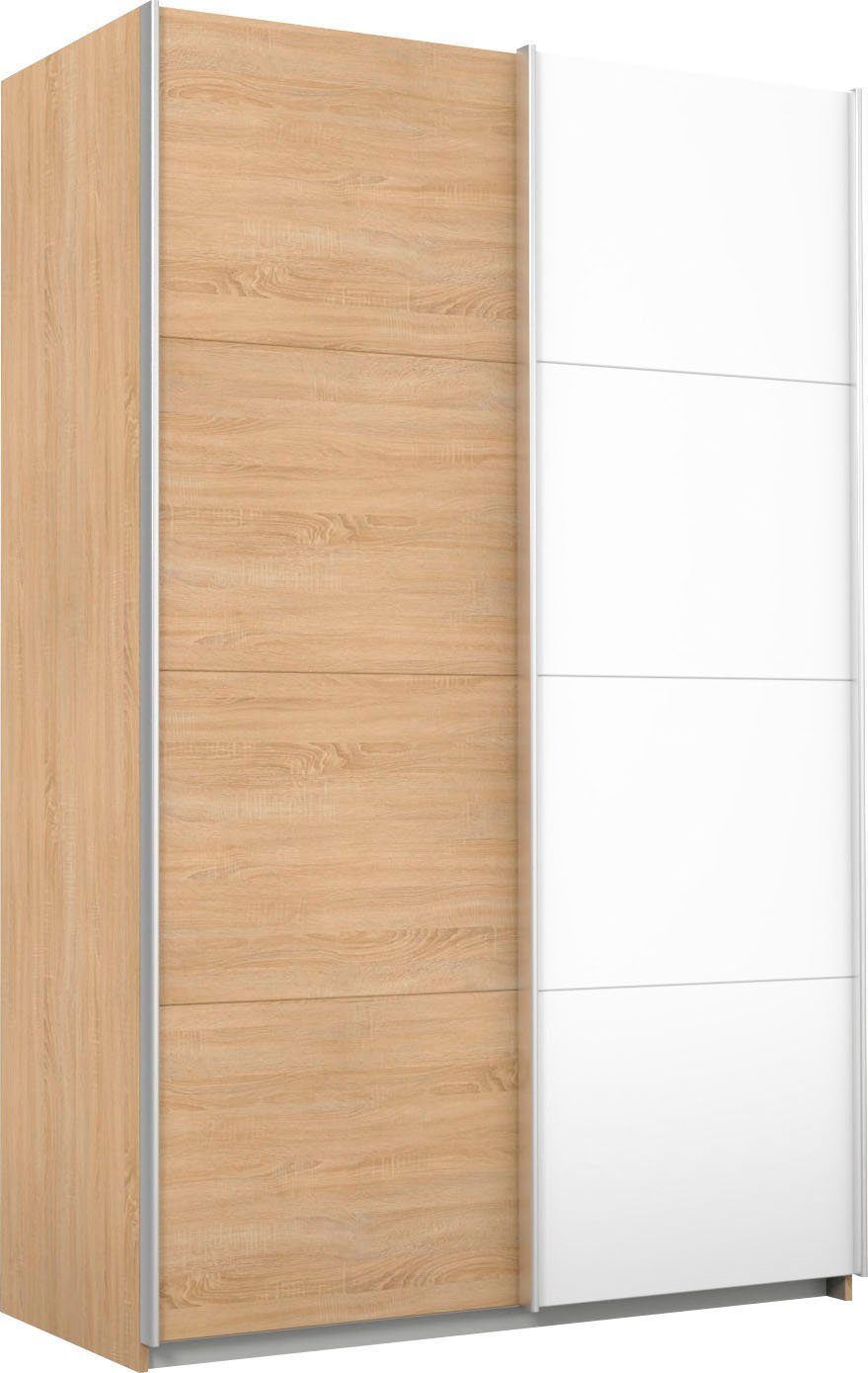 rauch Zweefdeurkast Quadra kledingkast BESTSELLER kast garderobe met mogelijkheid tot individuele frontuitvoering, lichtlopende deuren