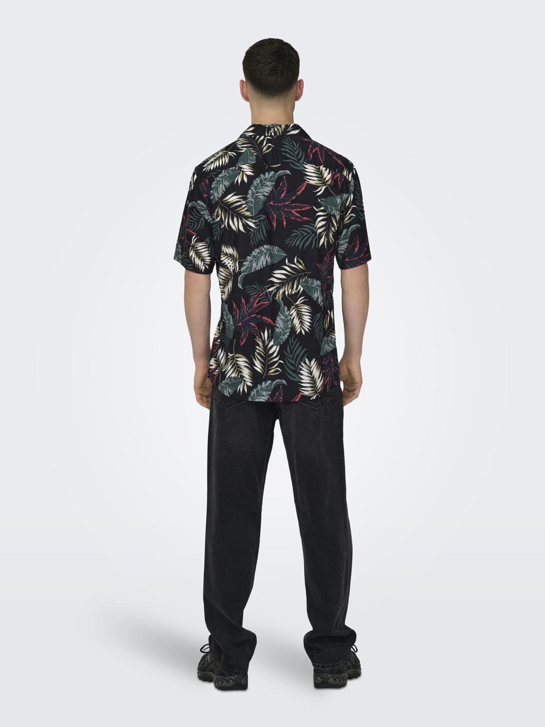 ONLY & SONS Hawaï-overhemd ONSWAYNE LIFE AOP SS VISCOSE SHIRT NOOS