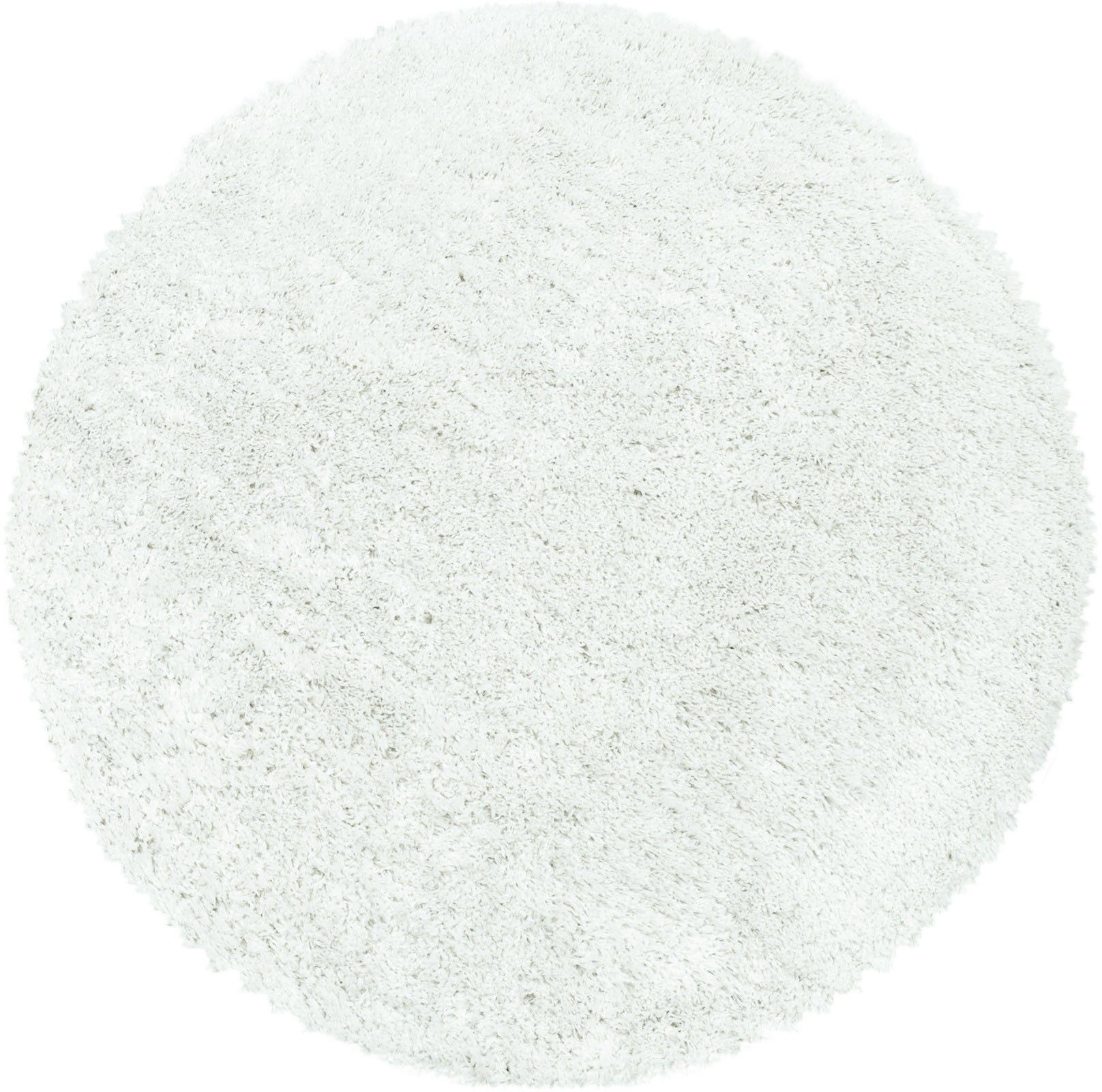 Ayyildiz Teppiche Hoogpolig vloerkleed FLUFFY 3500 moderne vloerkleden maat Ø 200 cm x 50 mm wit