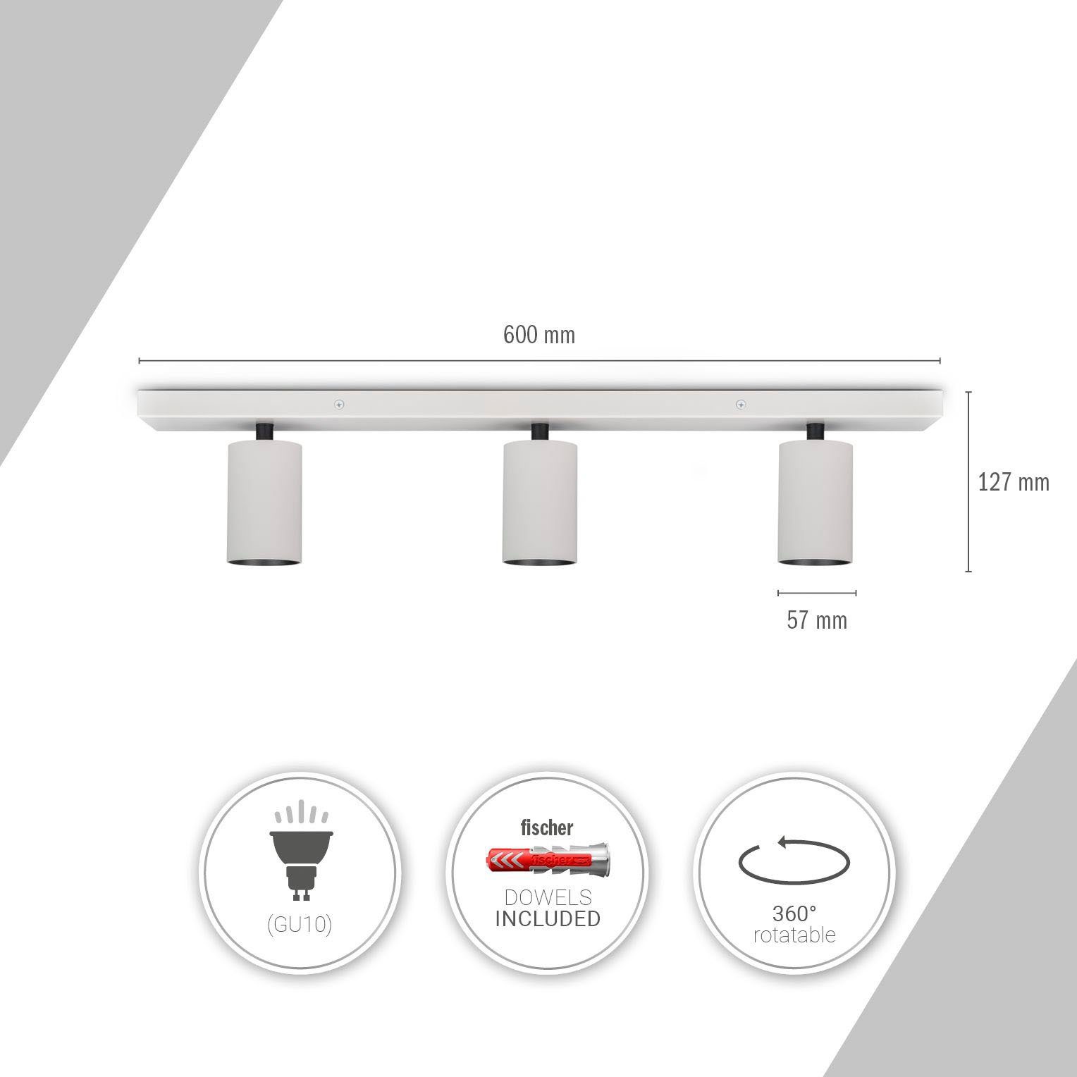 Paco Home Wandlamp TIMO RD