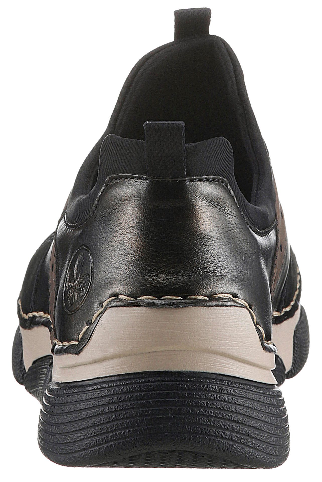 Rieker Slip-on sneakers , instapschoen, vrijetijdsschoen, lage schoen met snelle sluiting
